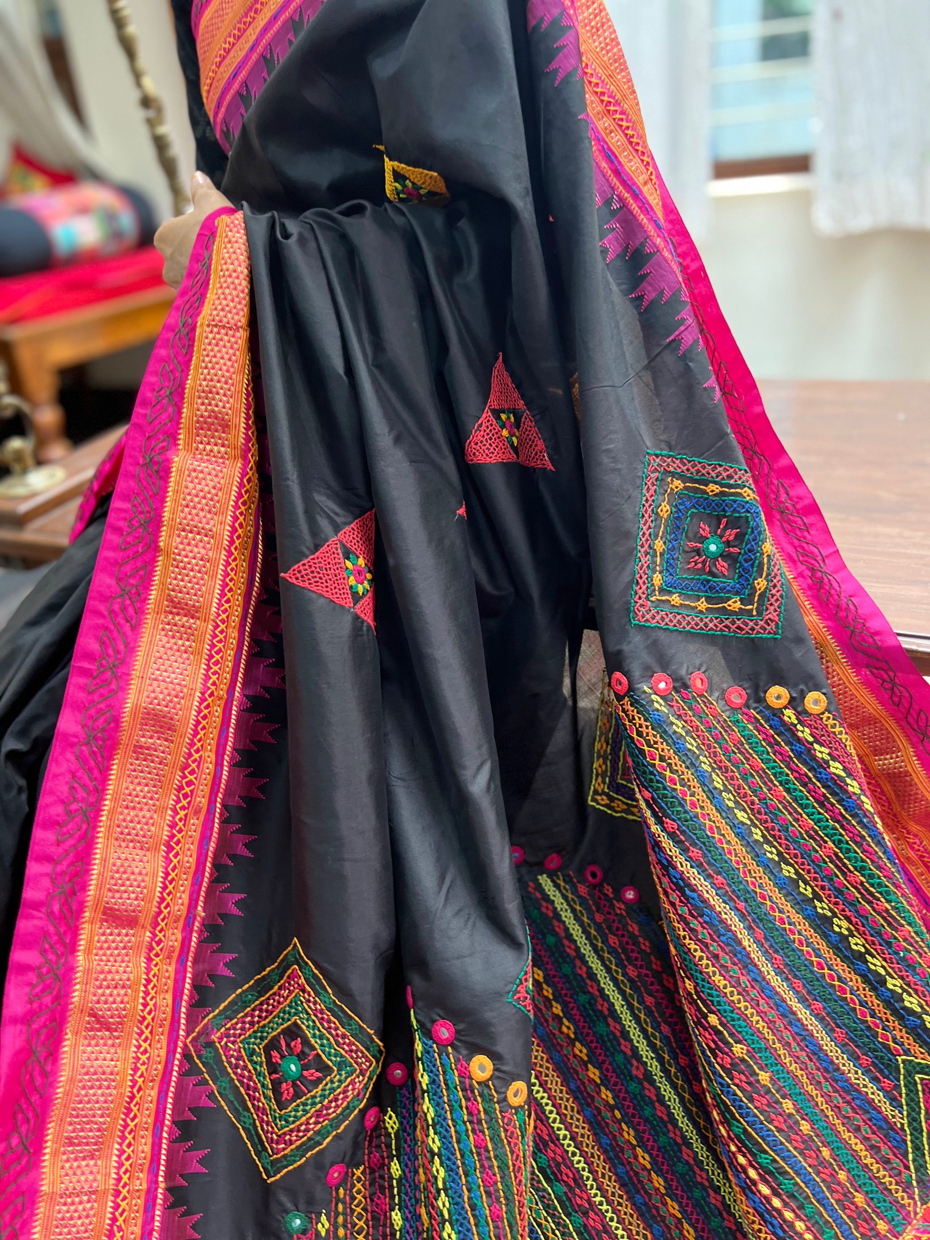 Ilkal silk  Lambani saree