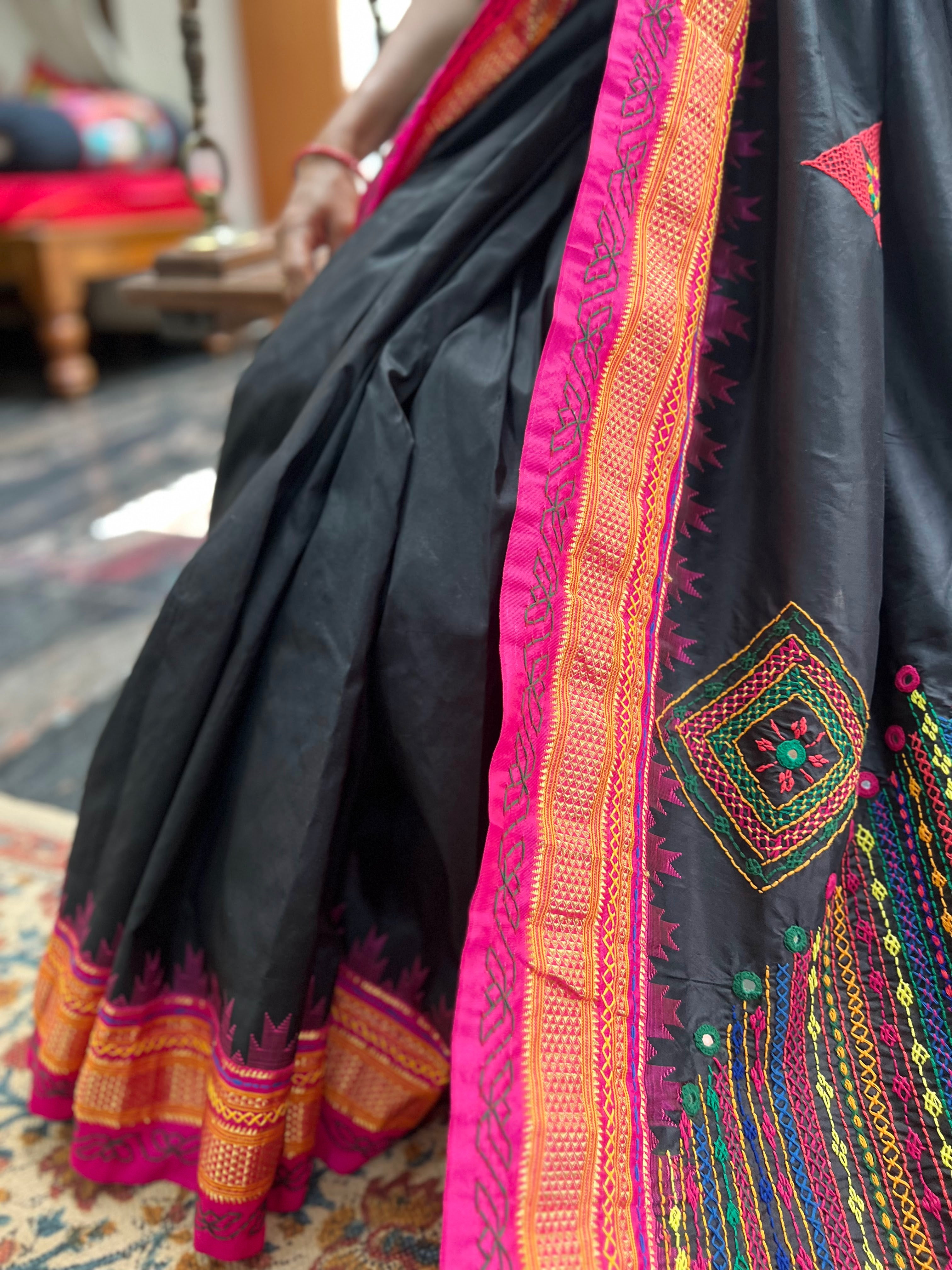 Ilkal silk  Lambani saree