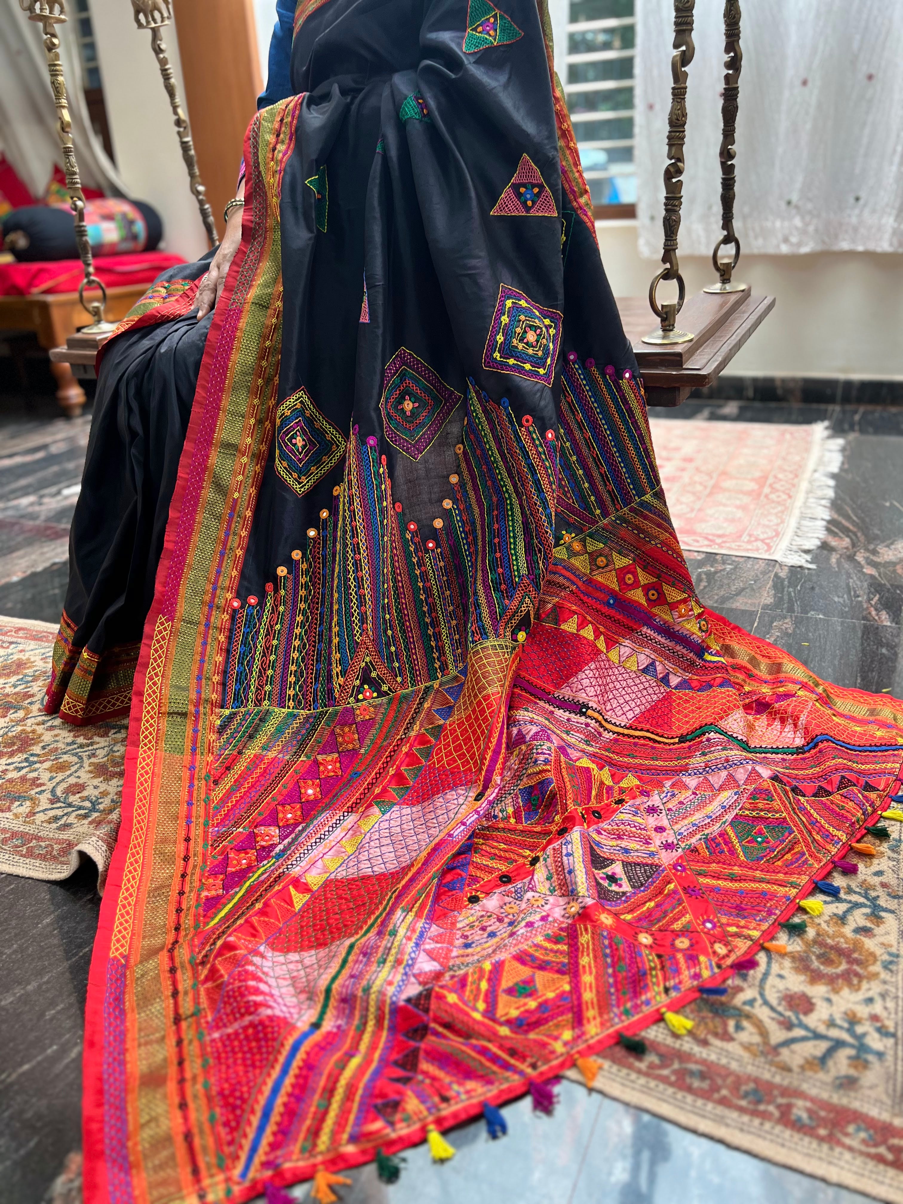 Ilkal silk  Lambani saree