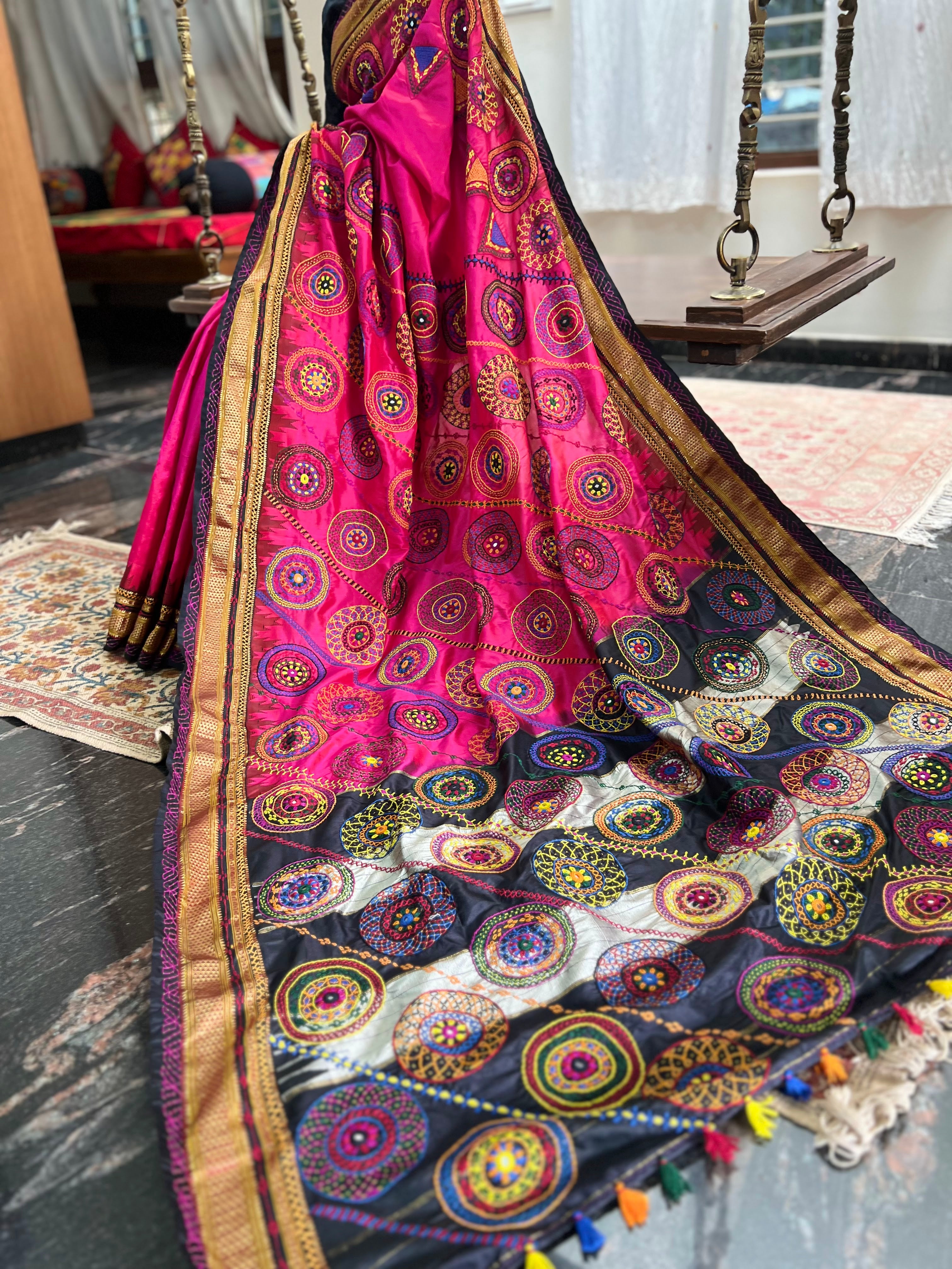 Ilkal silk  Lambani saree