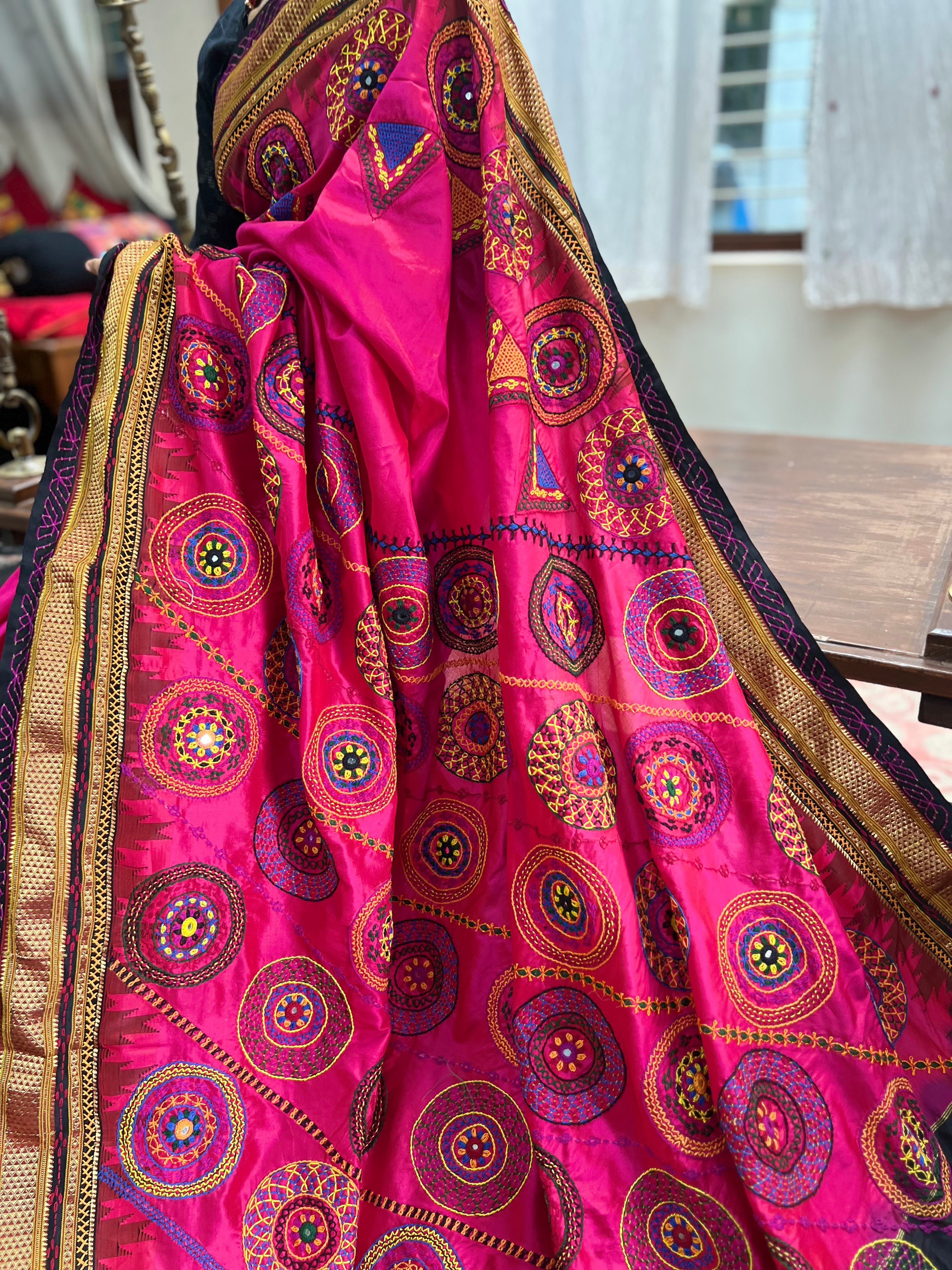 Ilkal silk  Lambani saree