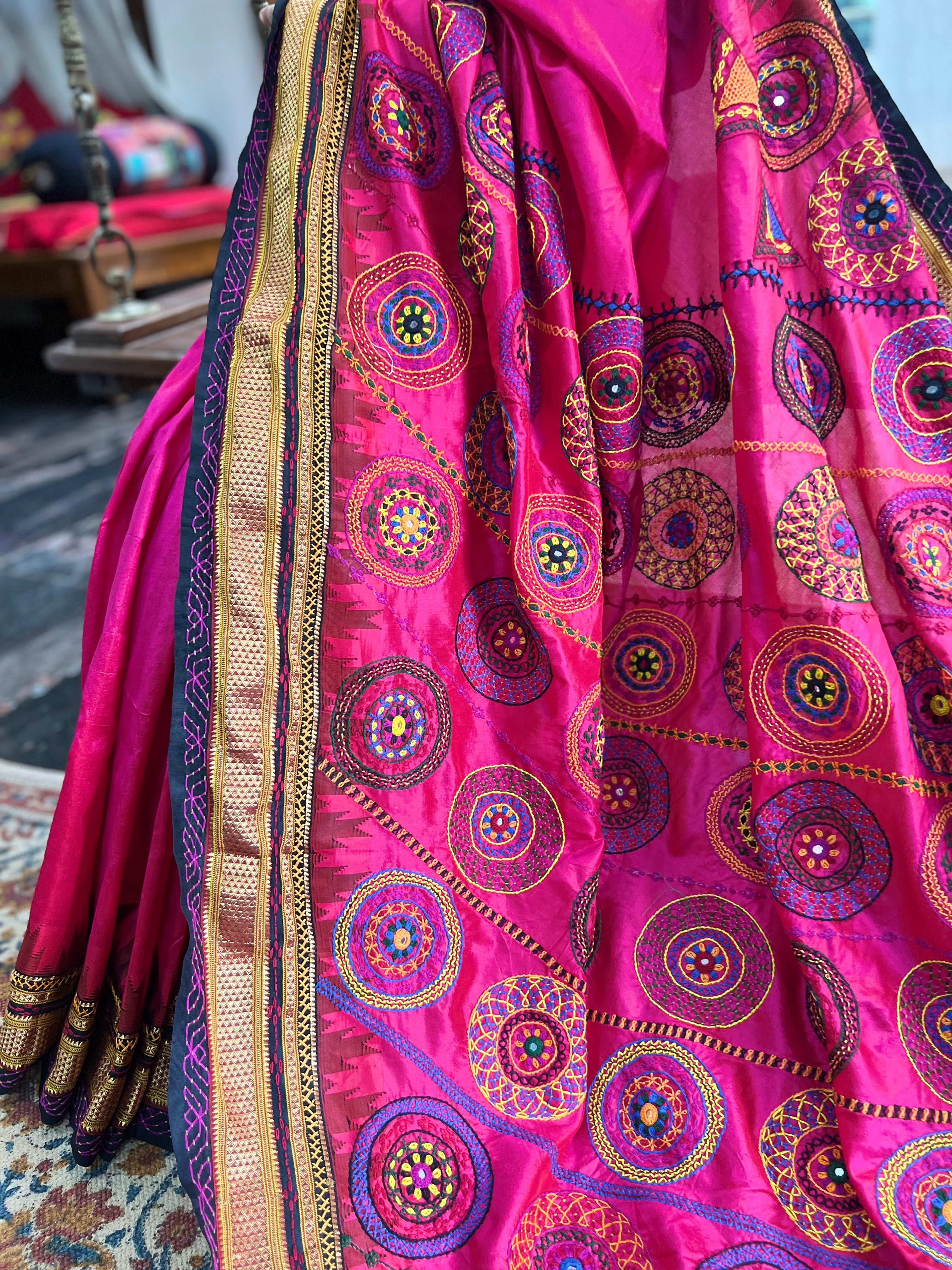 Ilkal silk  Lambani saree