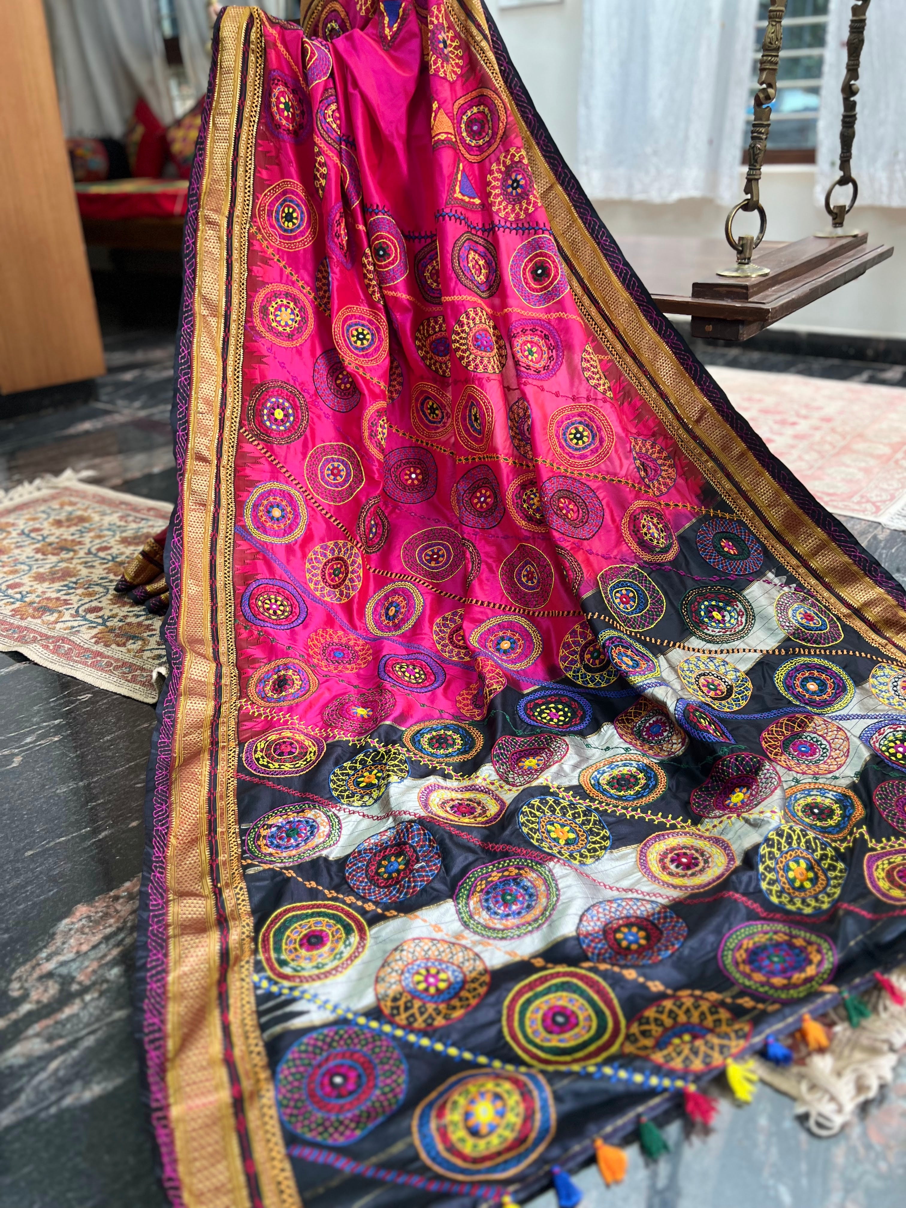 Ilkal silk  Lambani saree