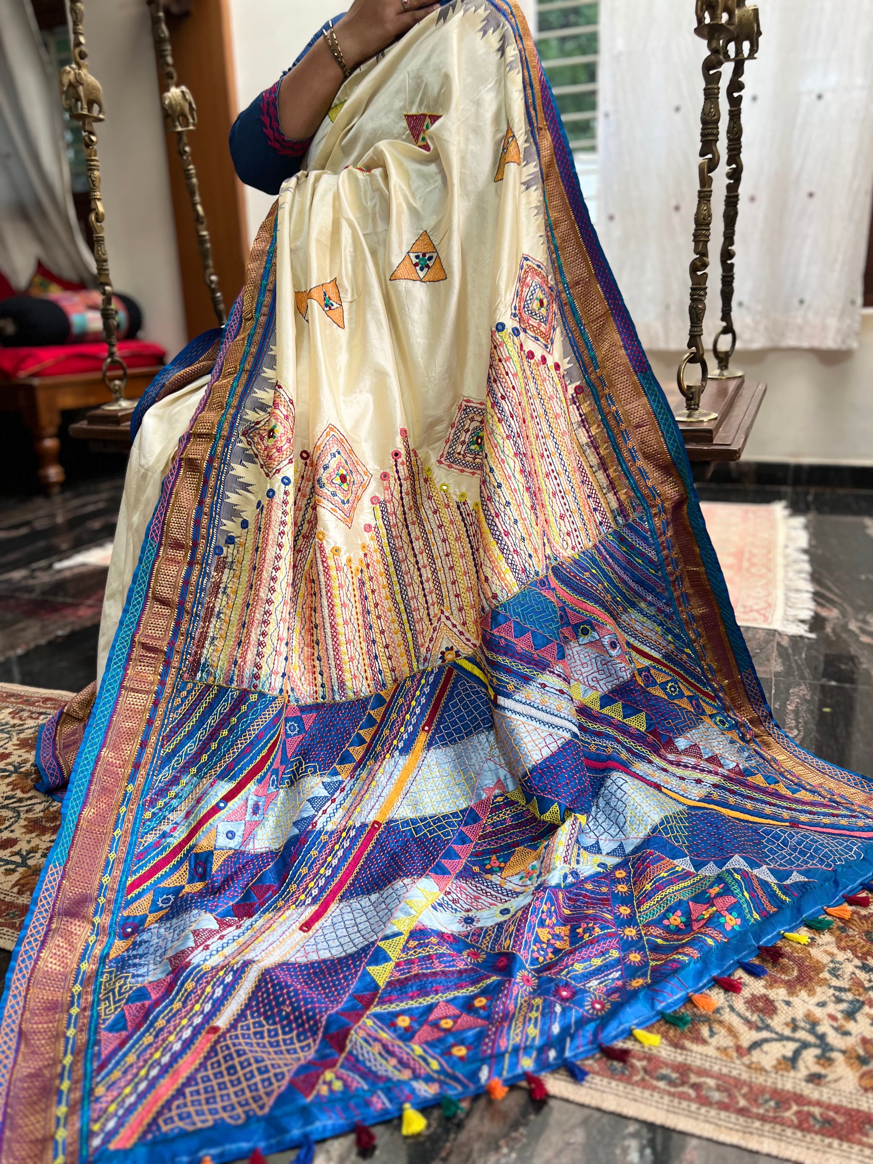 Ilkal silk  Lambani saree