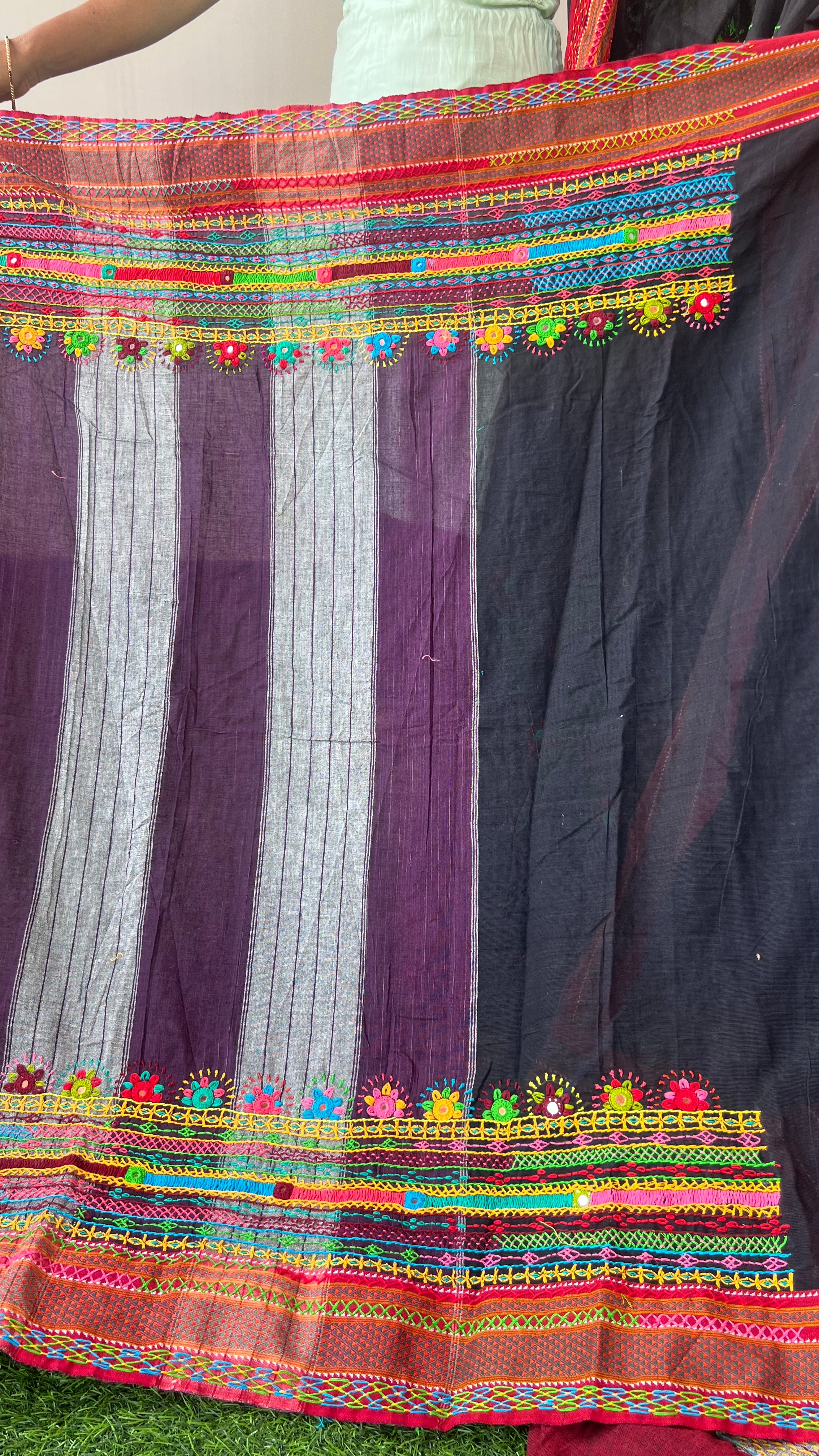 Ilkal cotton lambani saree