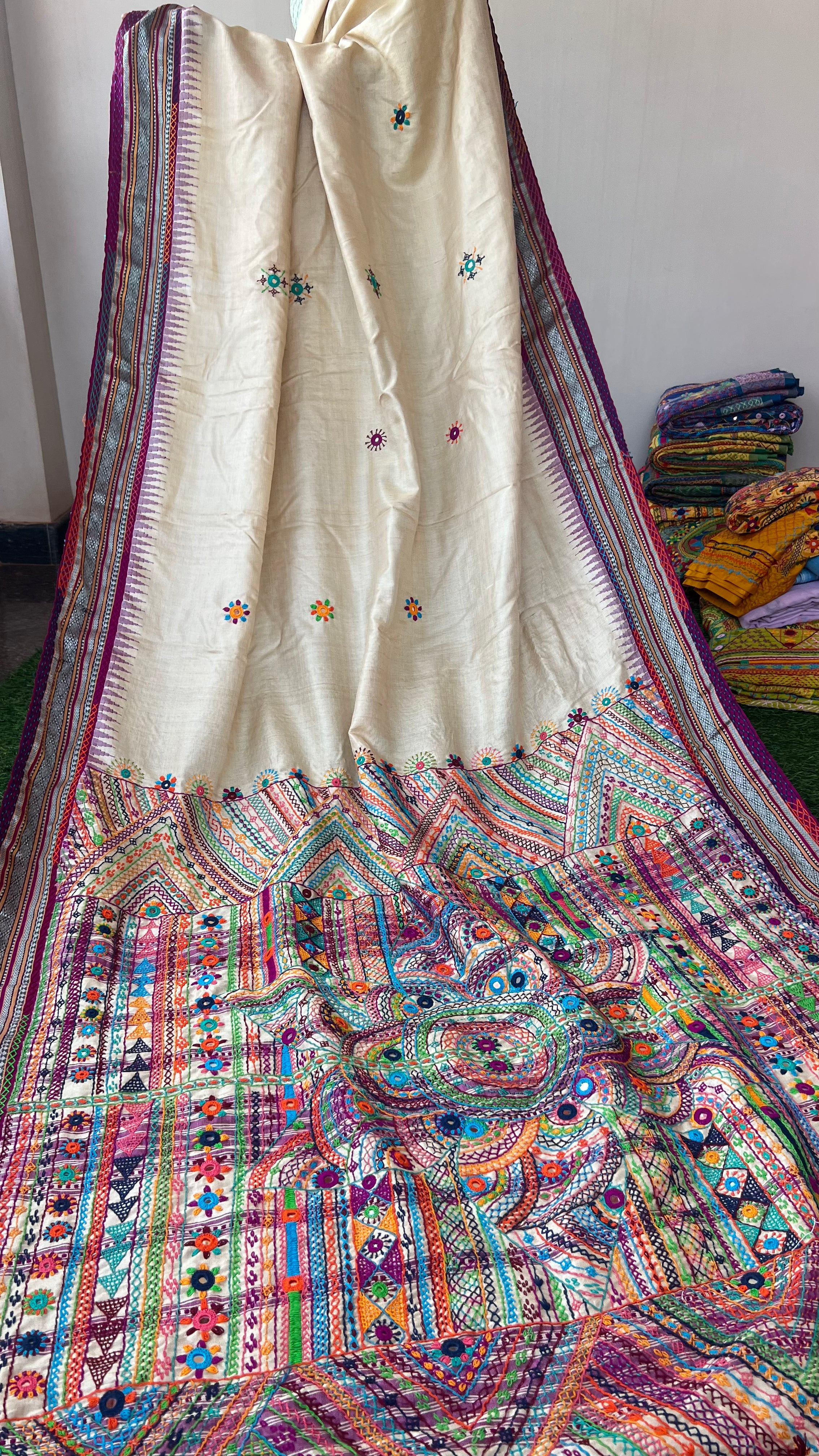 Lambani saree online | Handcrafted | silk saree