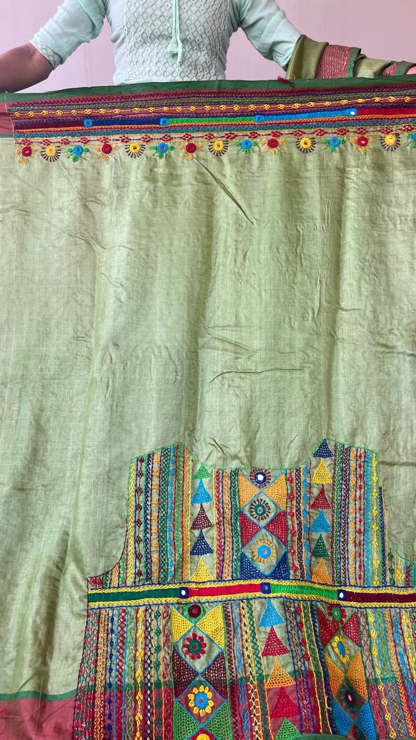 Lambani saree online | Handcrafted | silk lambani  saree
