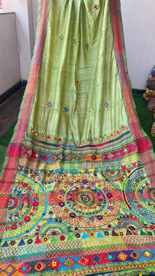 Lambani saree online | Handcrafted | silk lambani  saree
