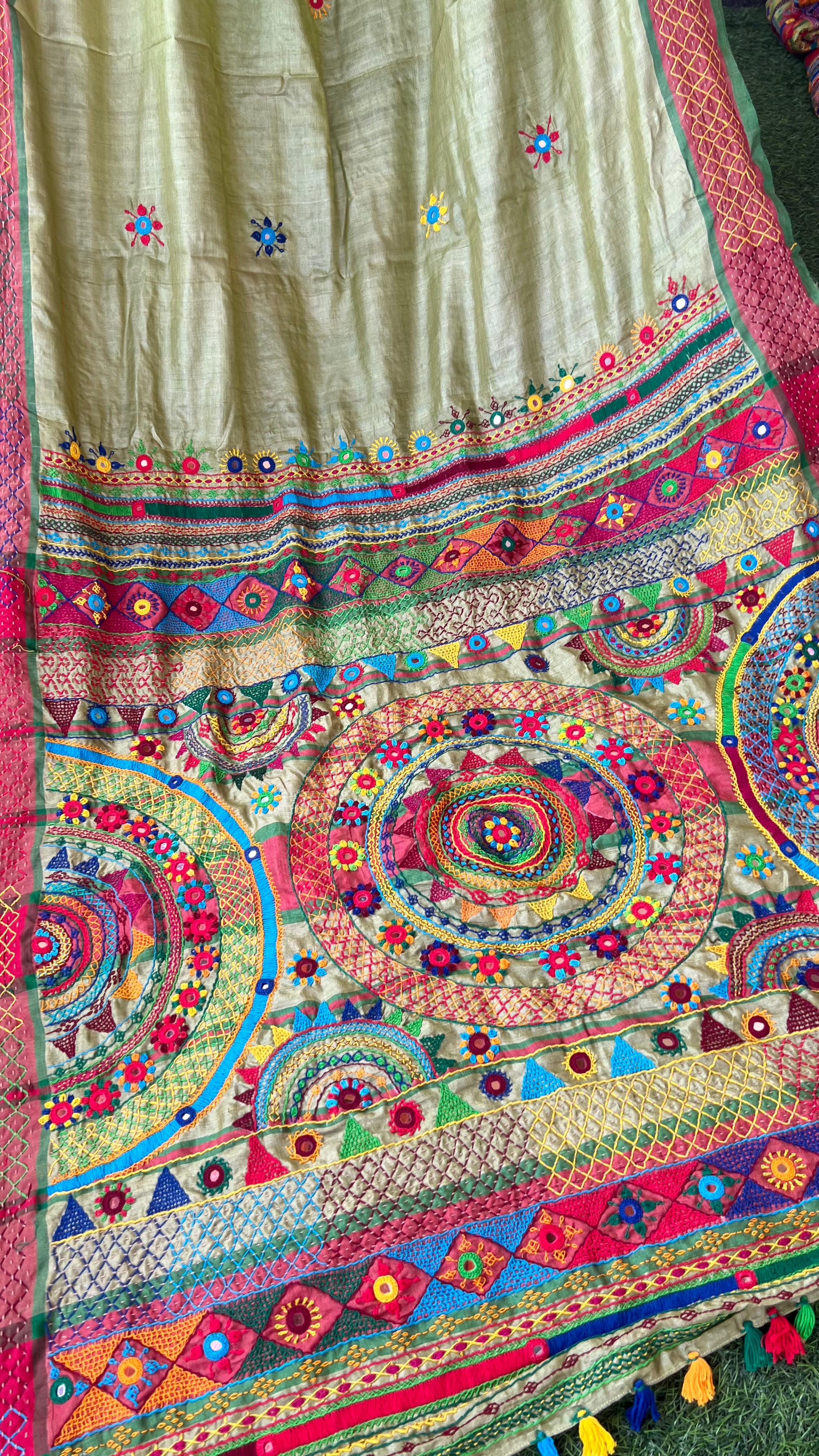 Lambani saree online | Handcrafted | silk lambani  saree