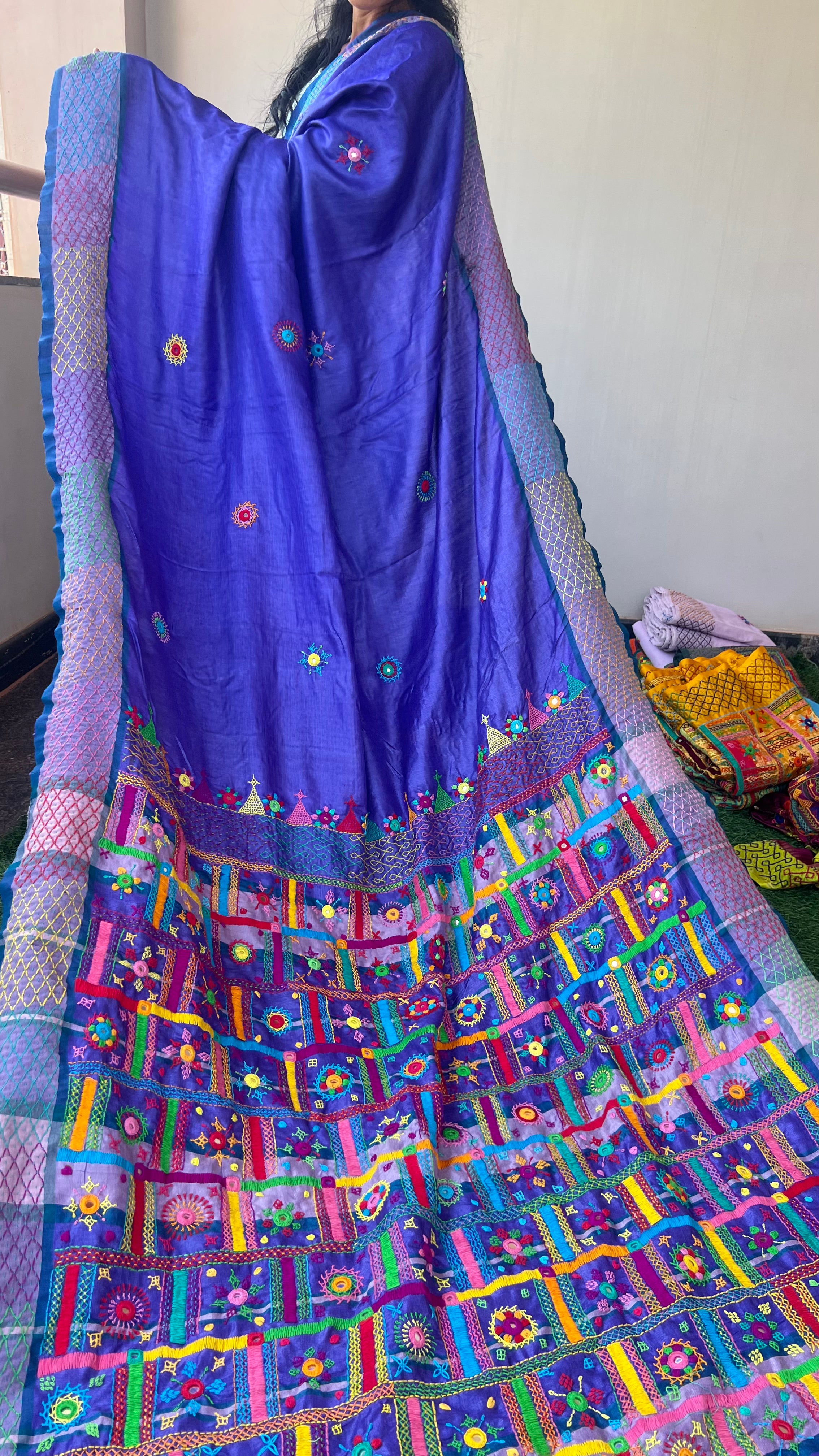Lambani saree online | Handcrafted | silk saree