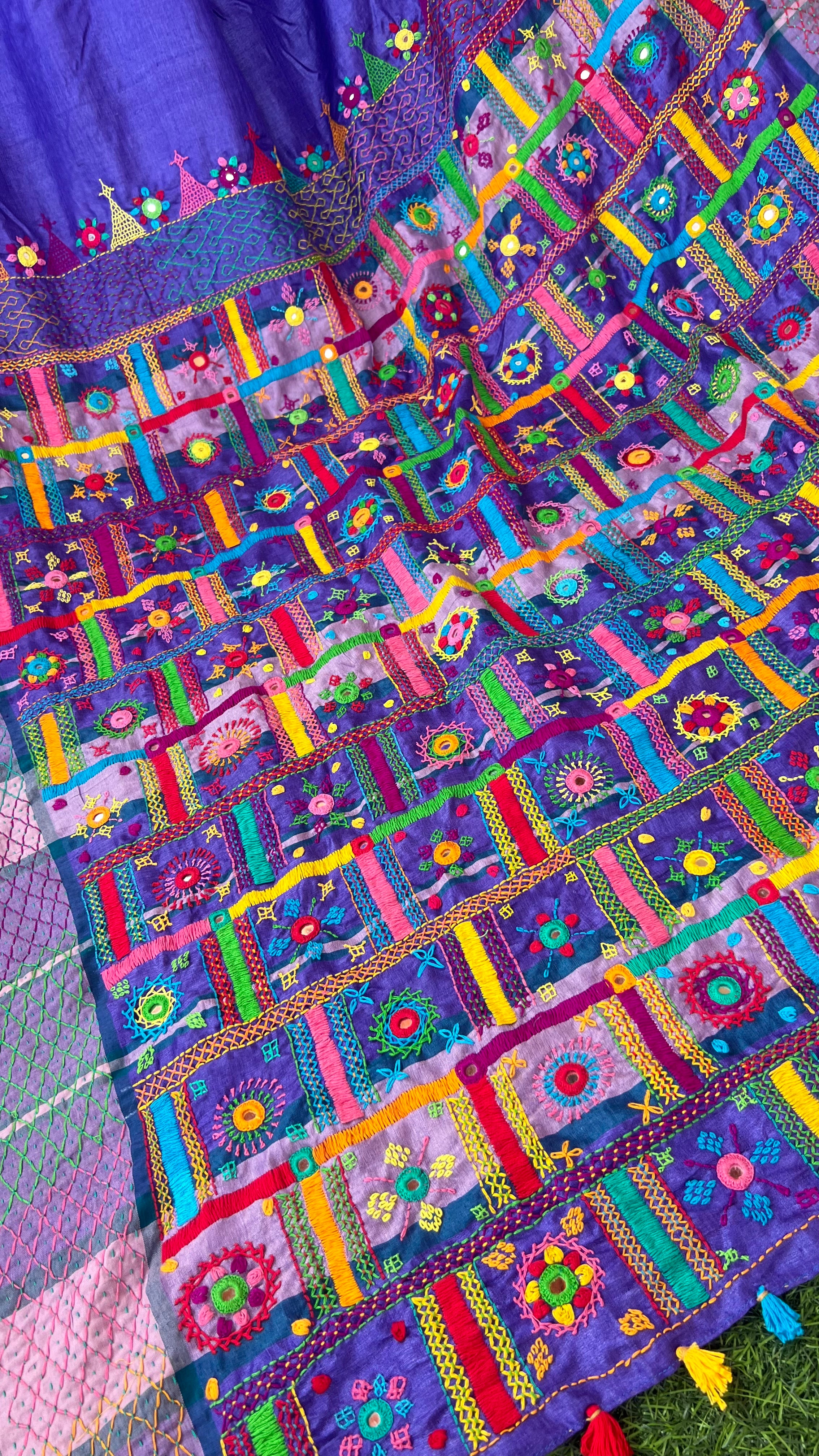 Lambani saree online | Handcrafted | silk saree