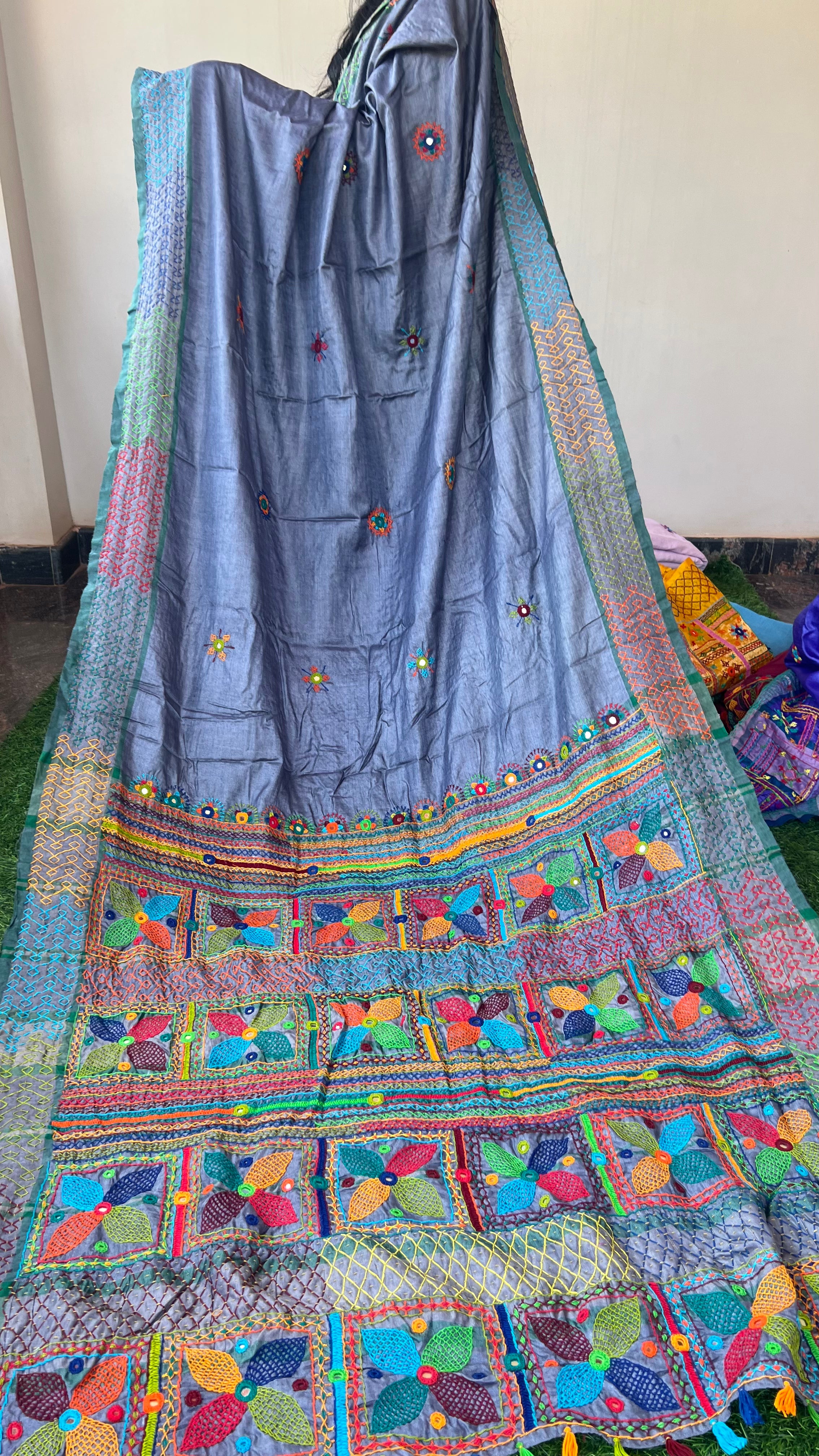 Lambani saree online | Handcrafted | silk saree