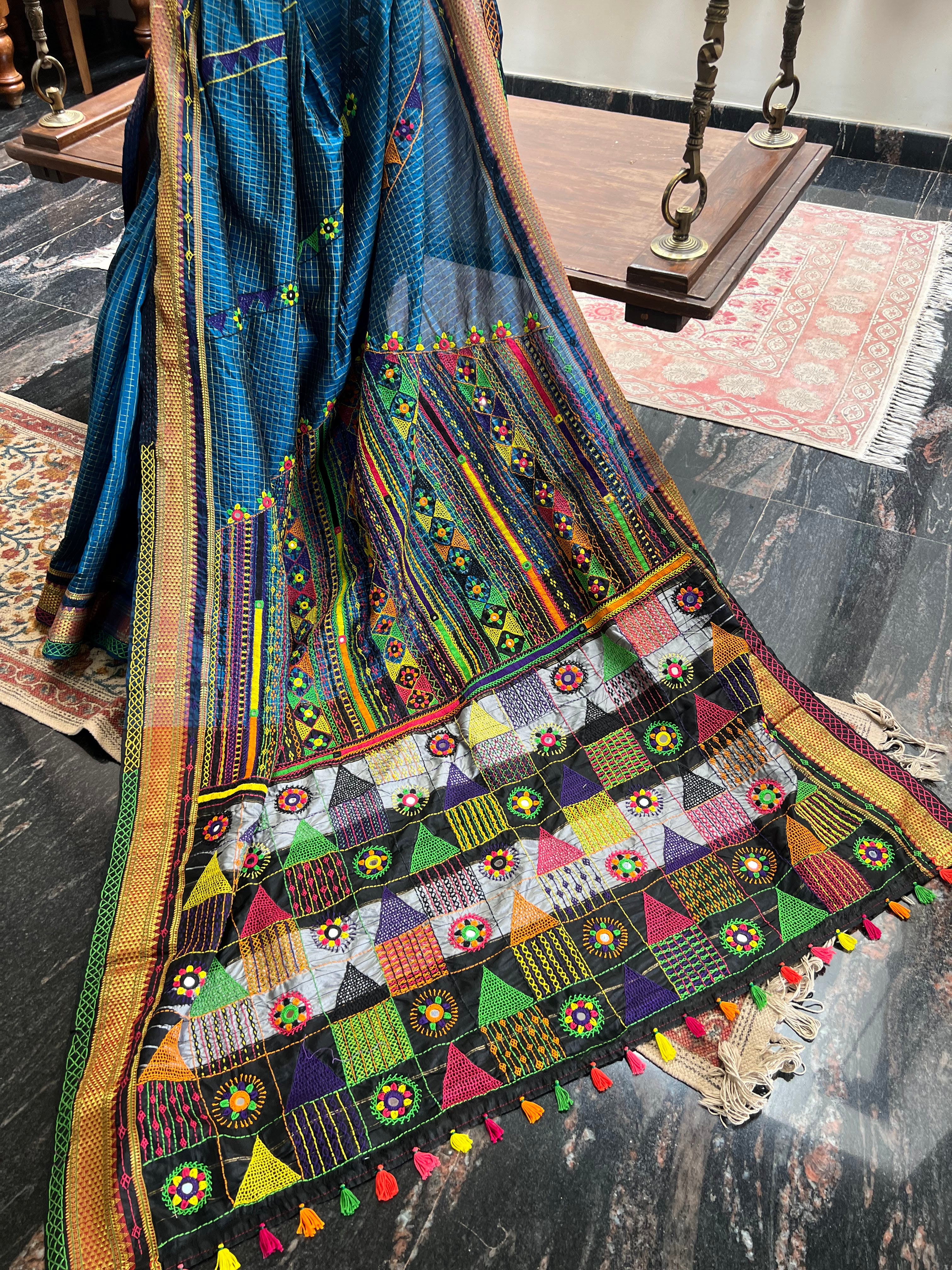 Ilkal silk  Lambani saree