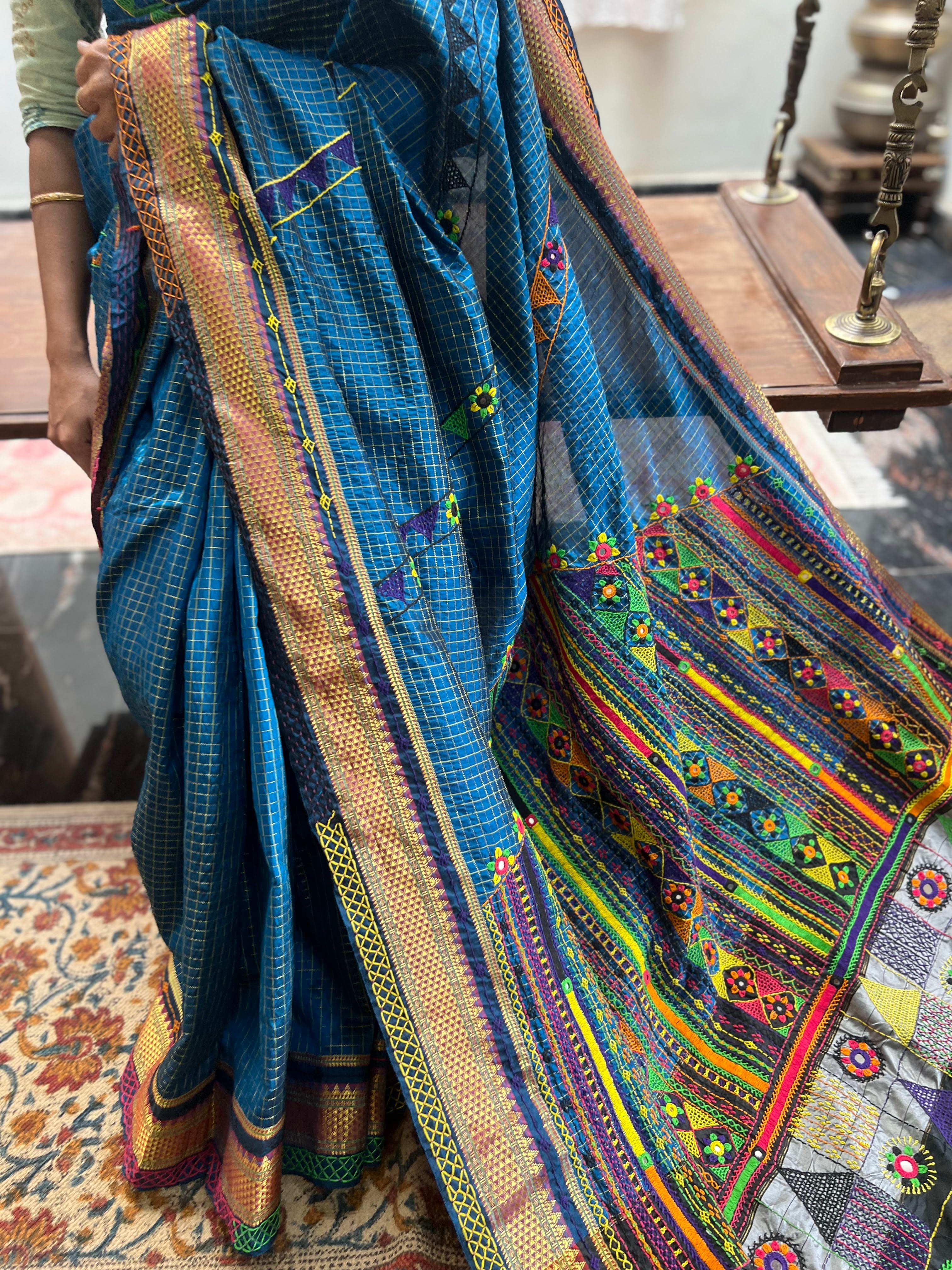 Ilkal silk  Lambani saree