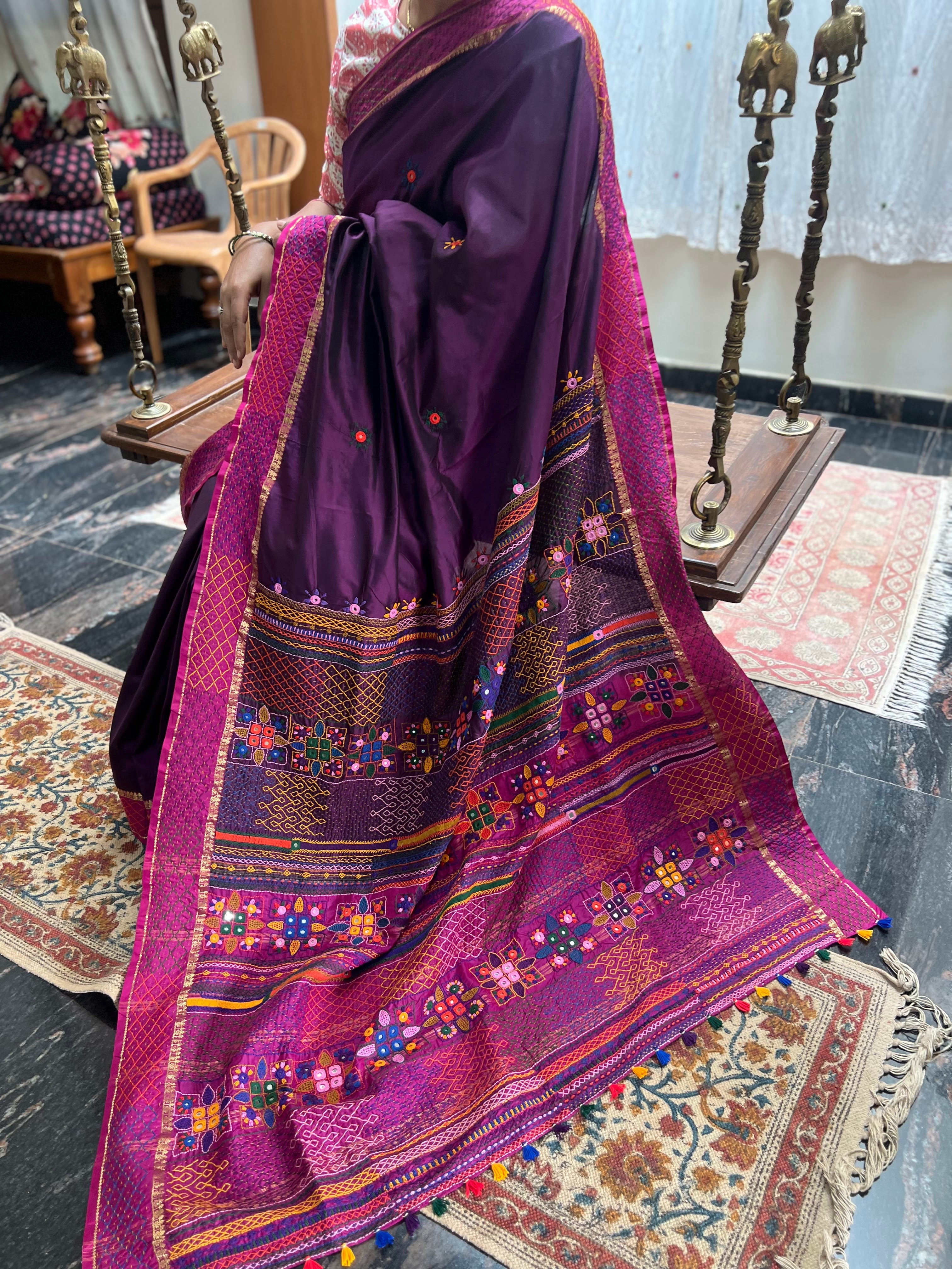 Molkalmuru silk lambani saree