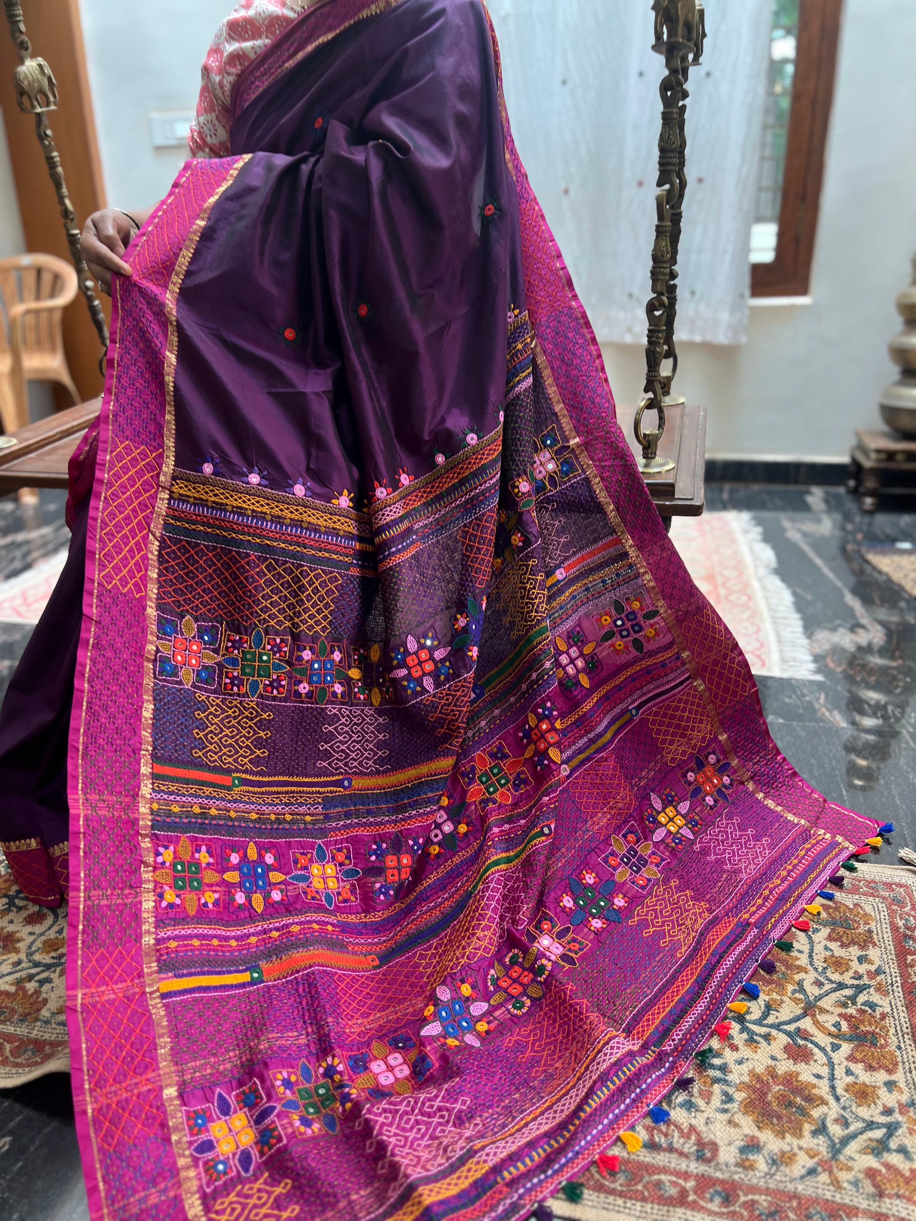 Molkalmuru silk lambani saree