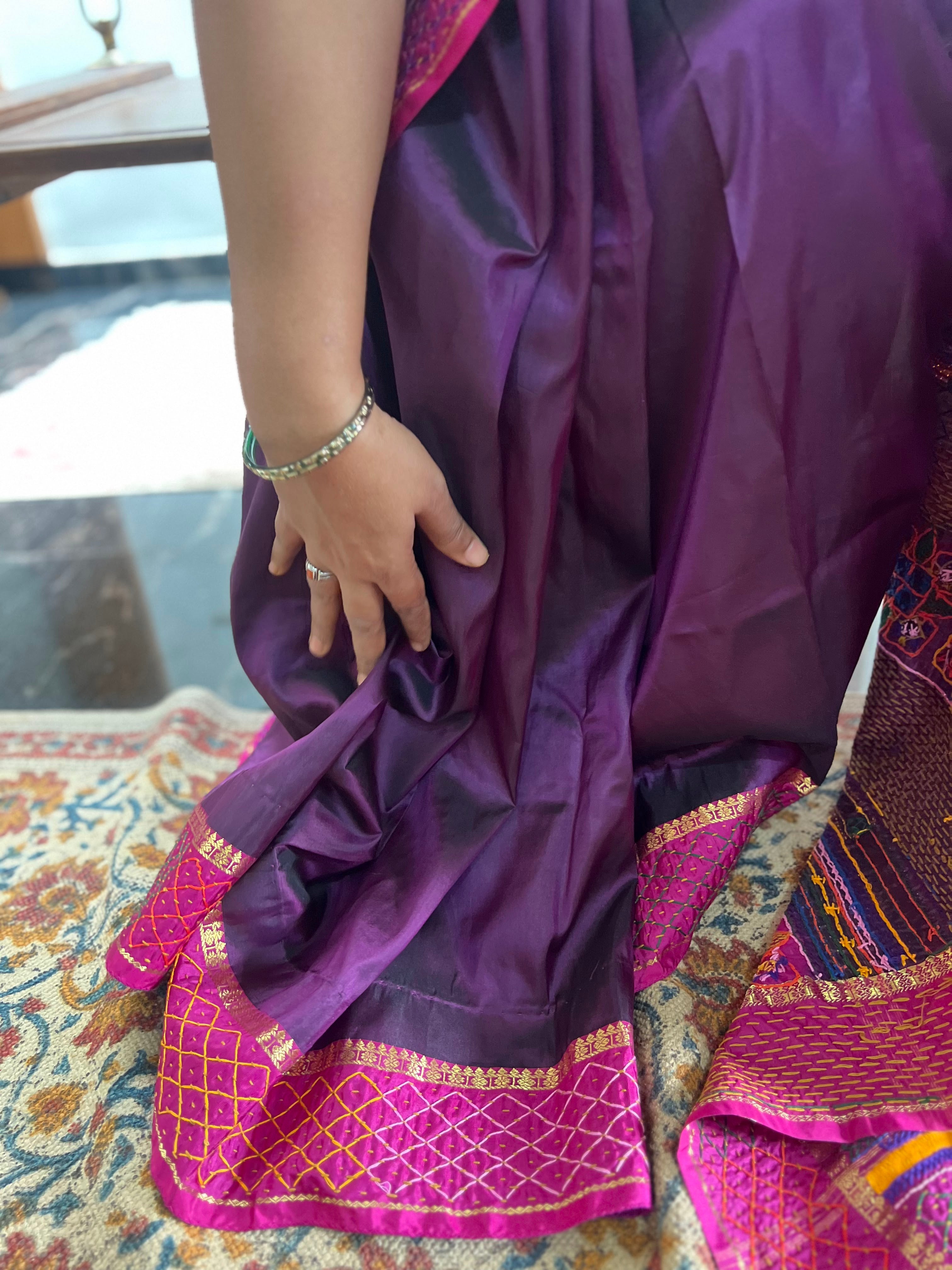 Molkalmuru silk lambani saree