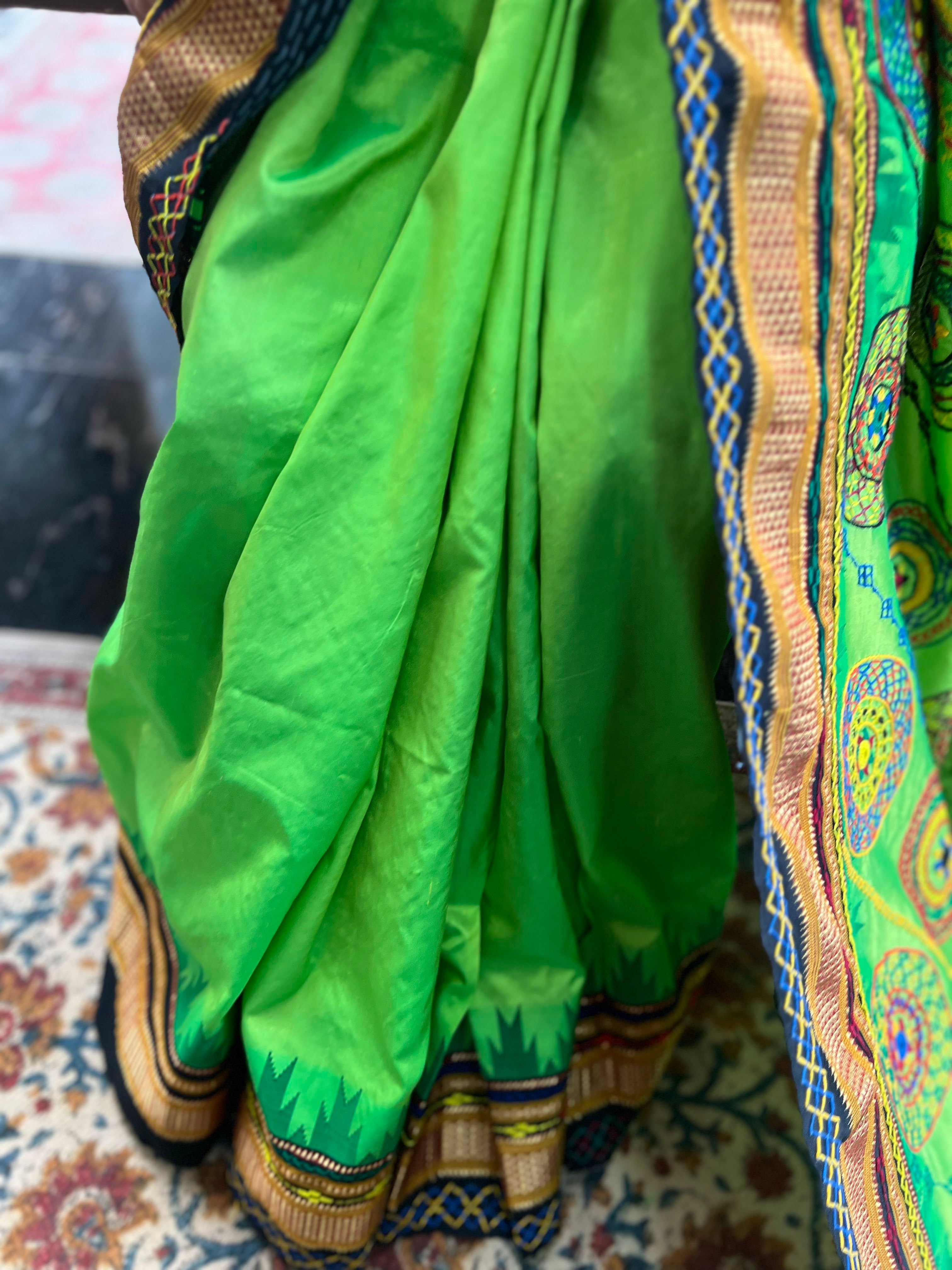 Ilkal silk  Lambani saree