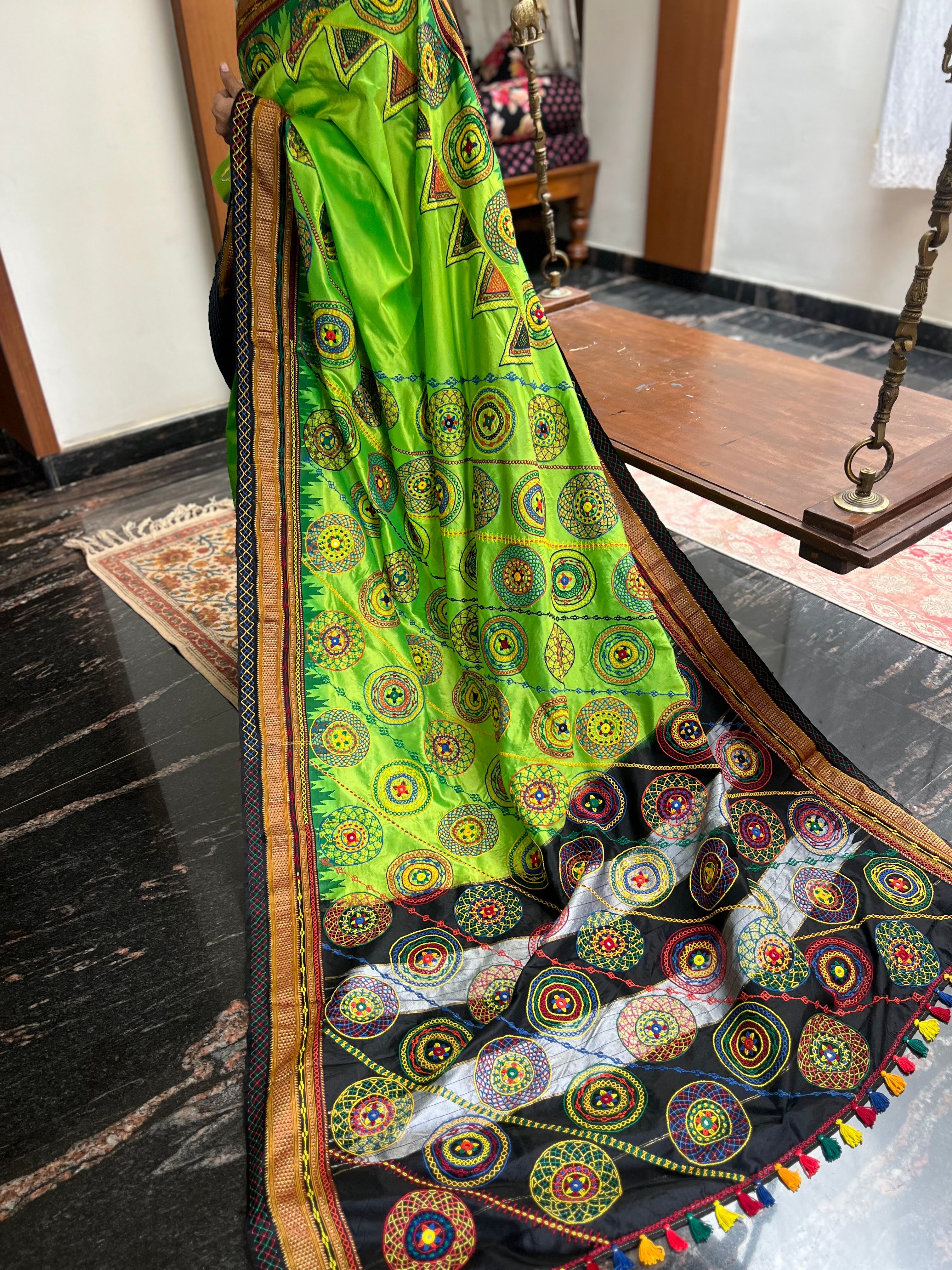 Ilkal silk  Lambani saree