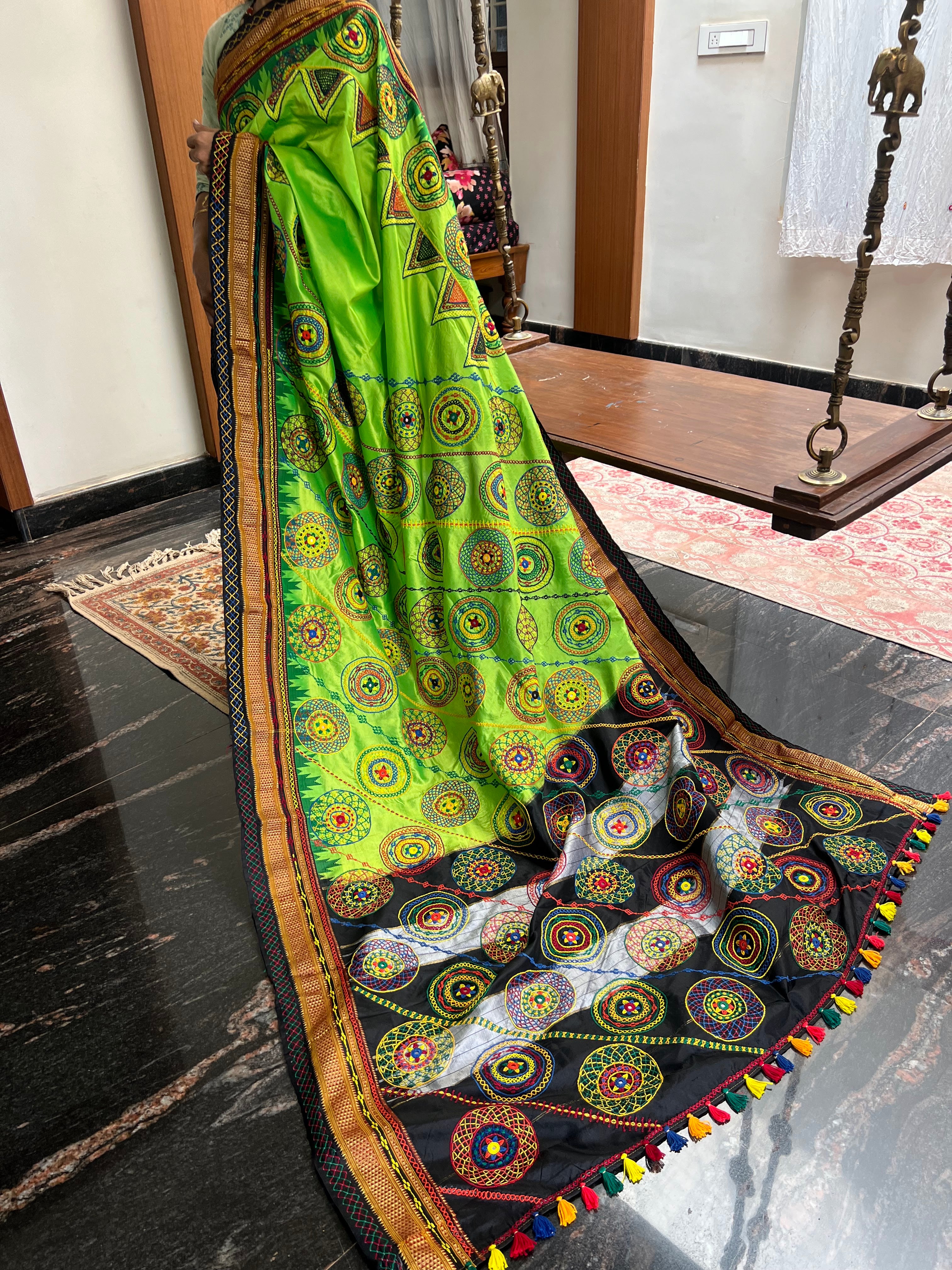 Ilkal silk  Lambani saree