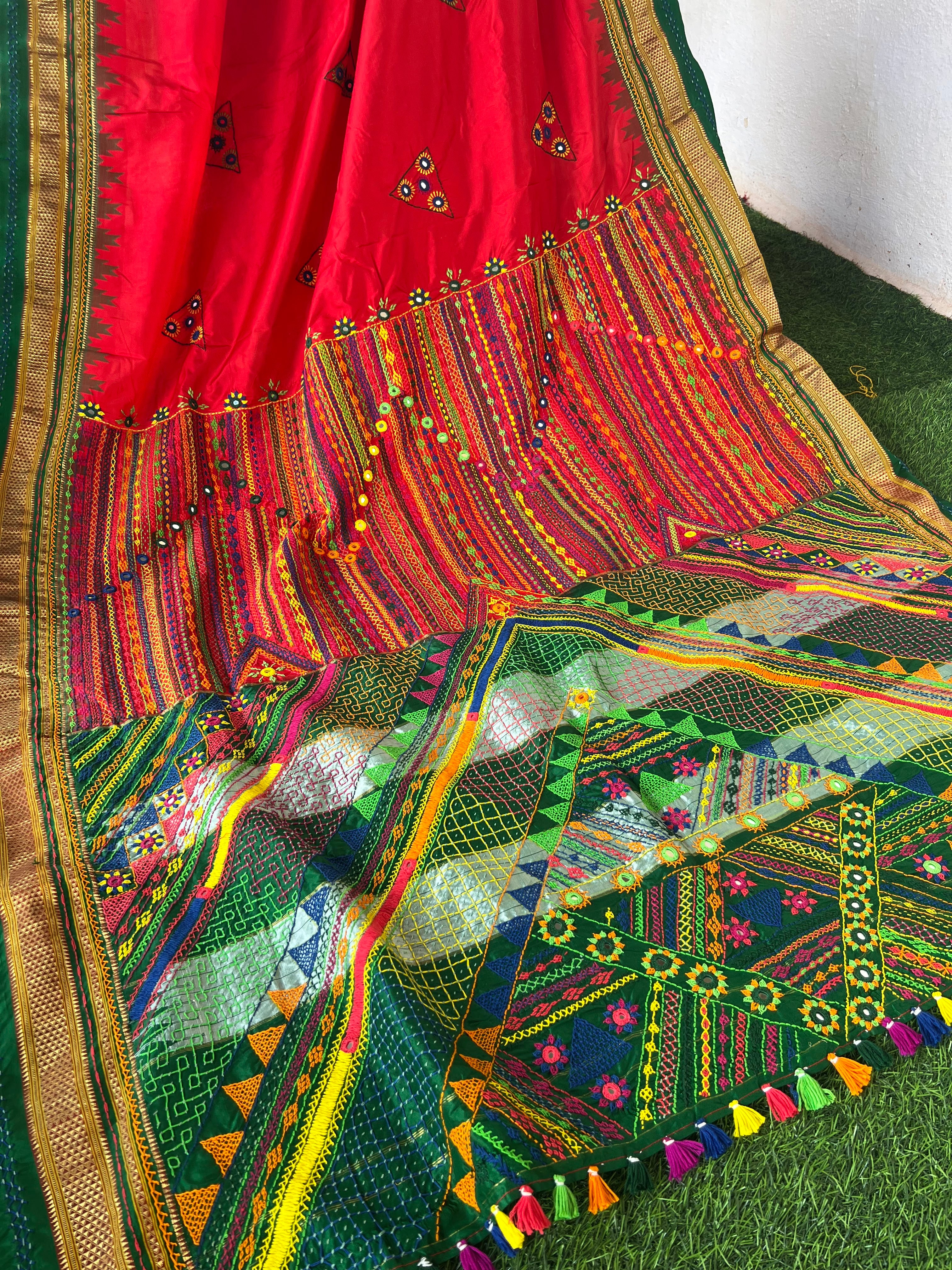 Ilkal silk  Lambani saree