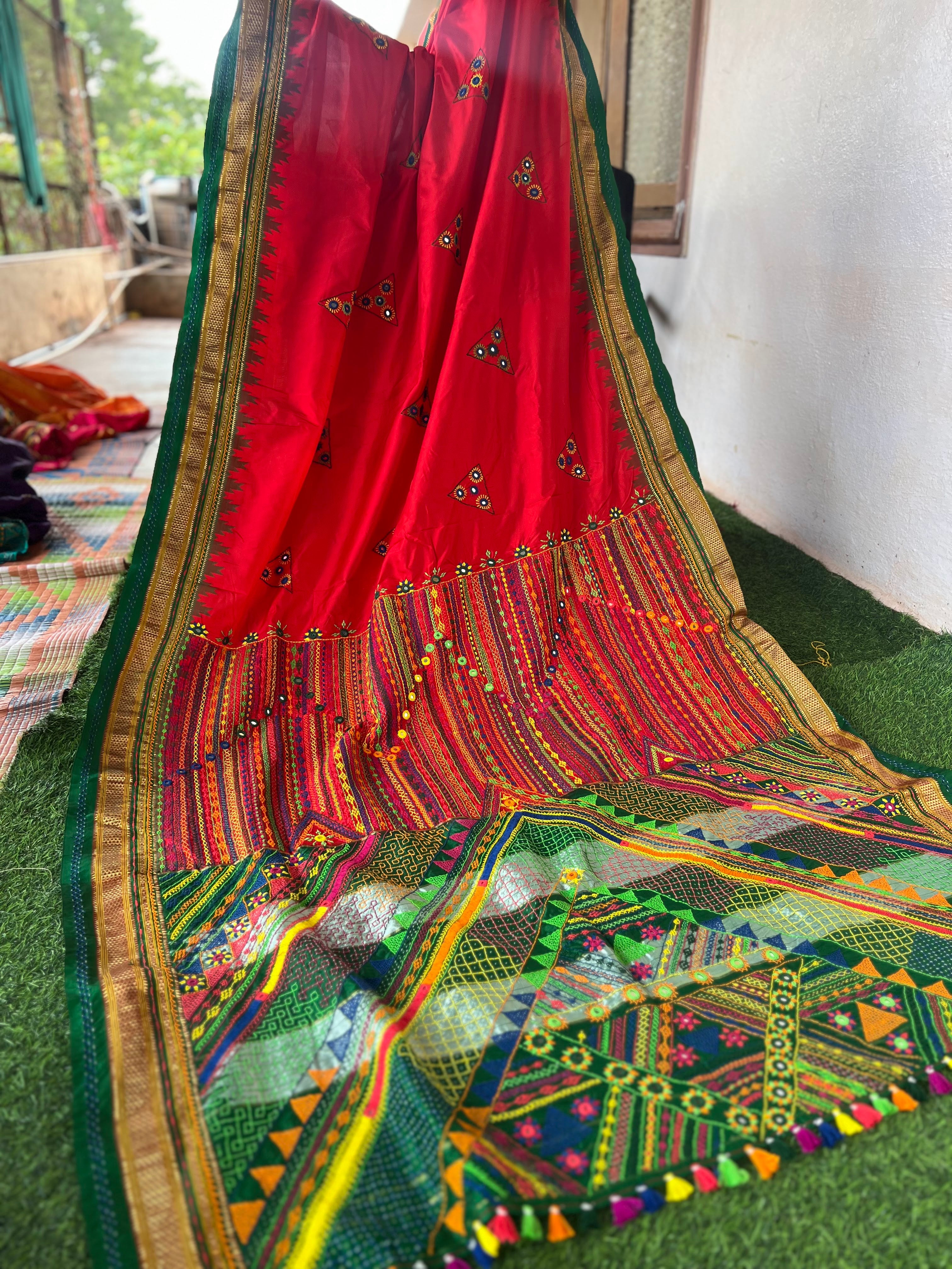 Ilkal silk  Lambani saree