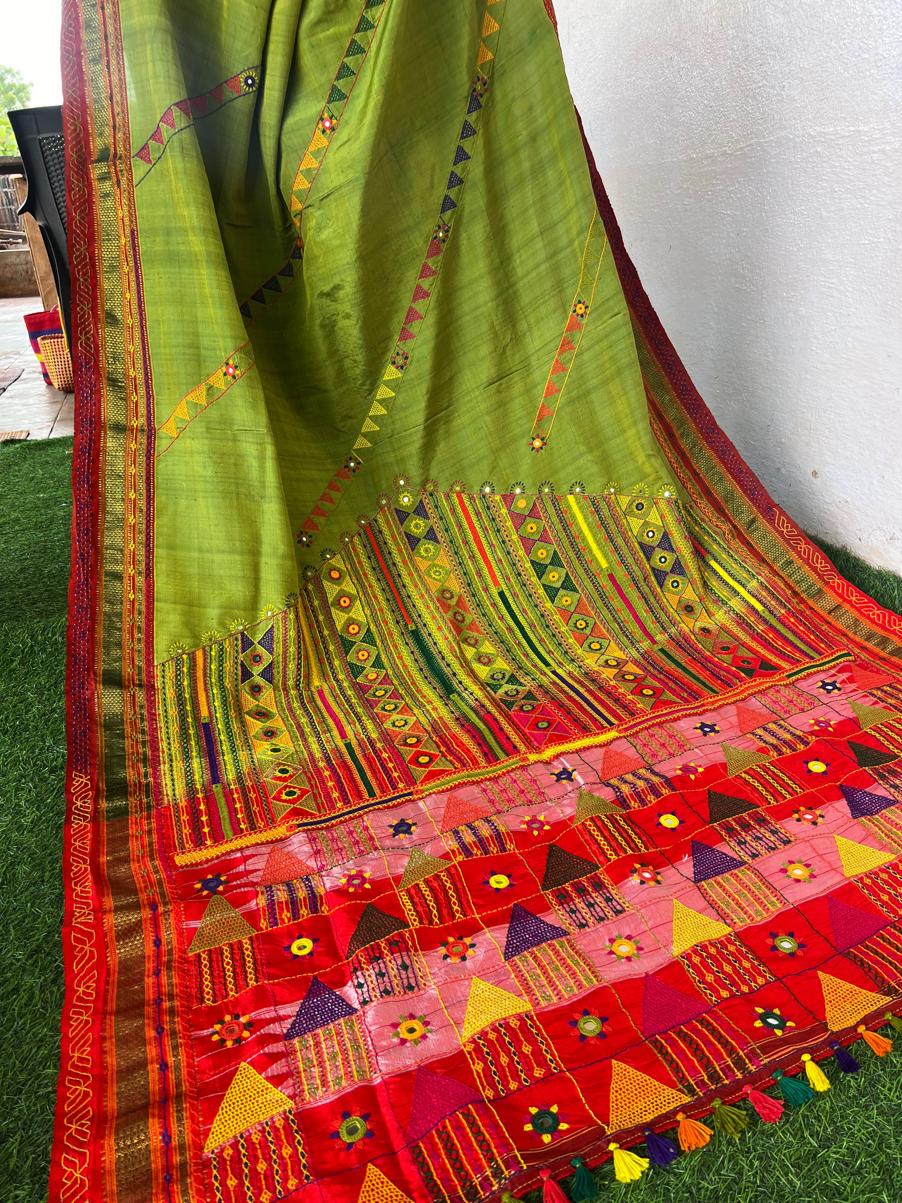 Ilkal silk  Lambani saree