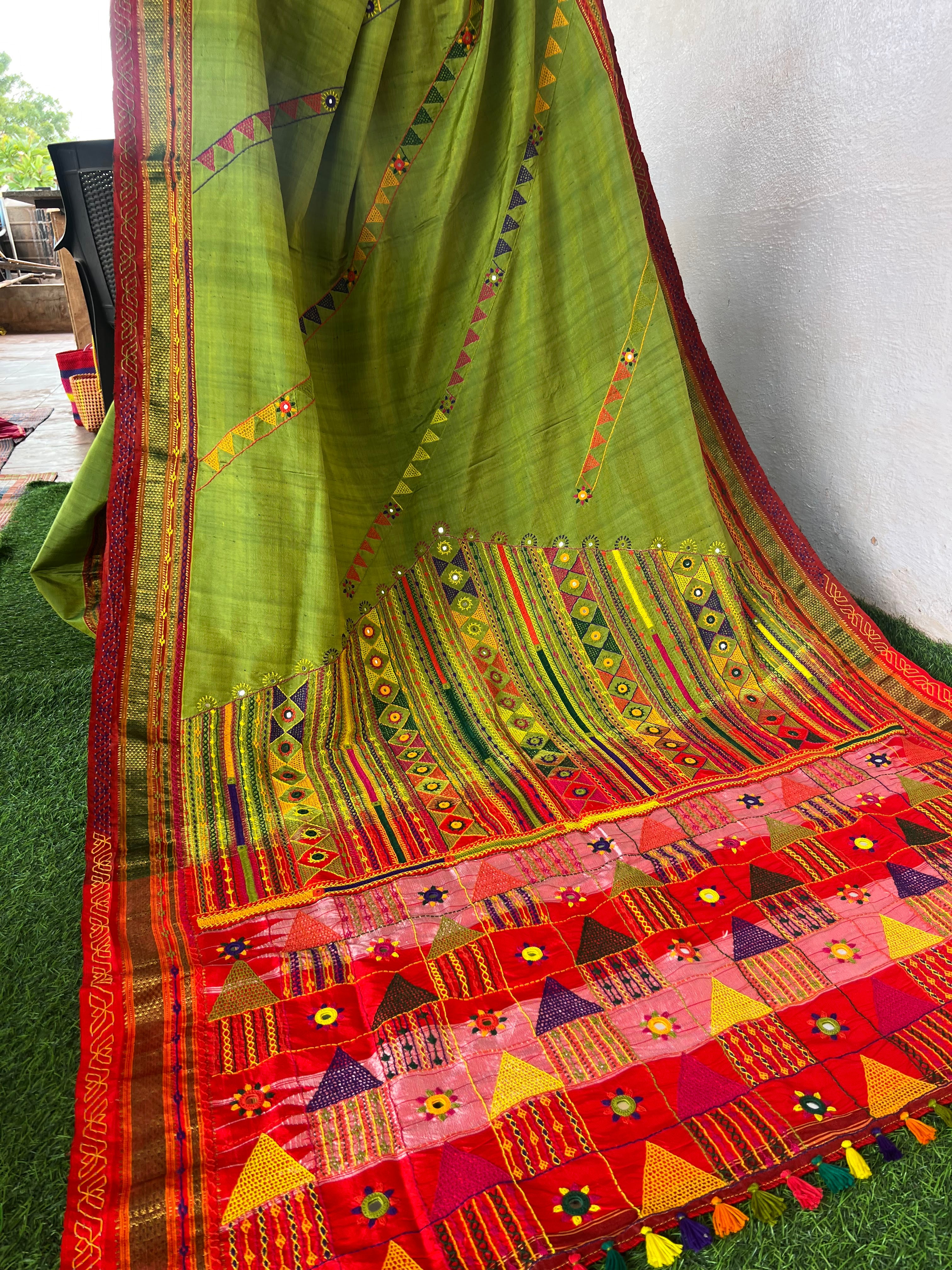 Ilkal silk  Lambani saree