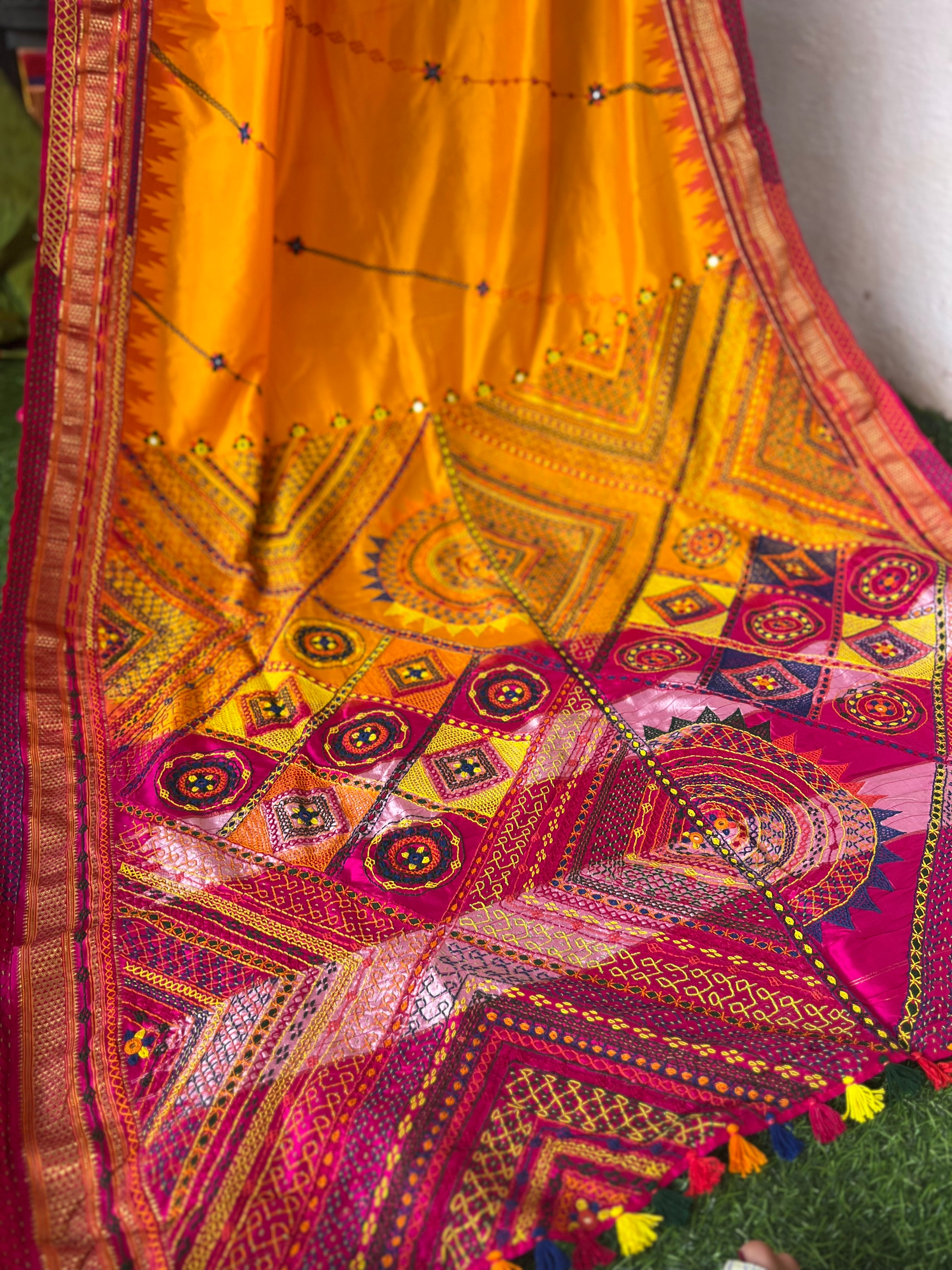 Ilkal silk  Lambani saree