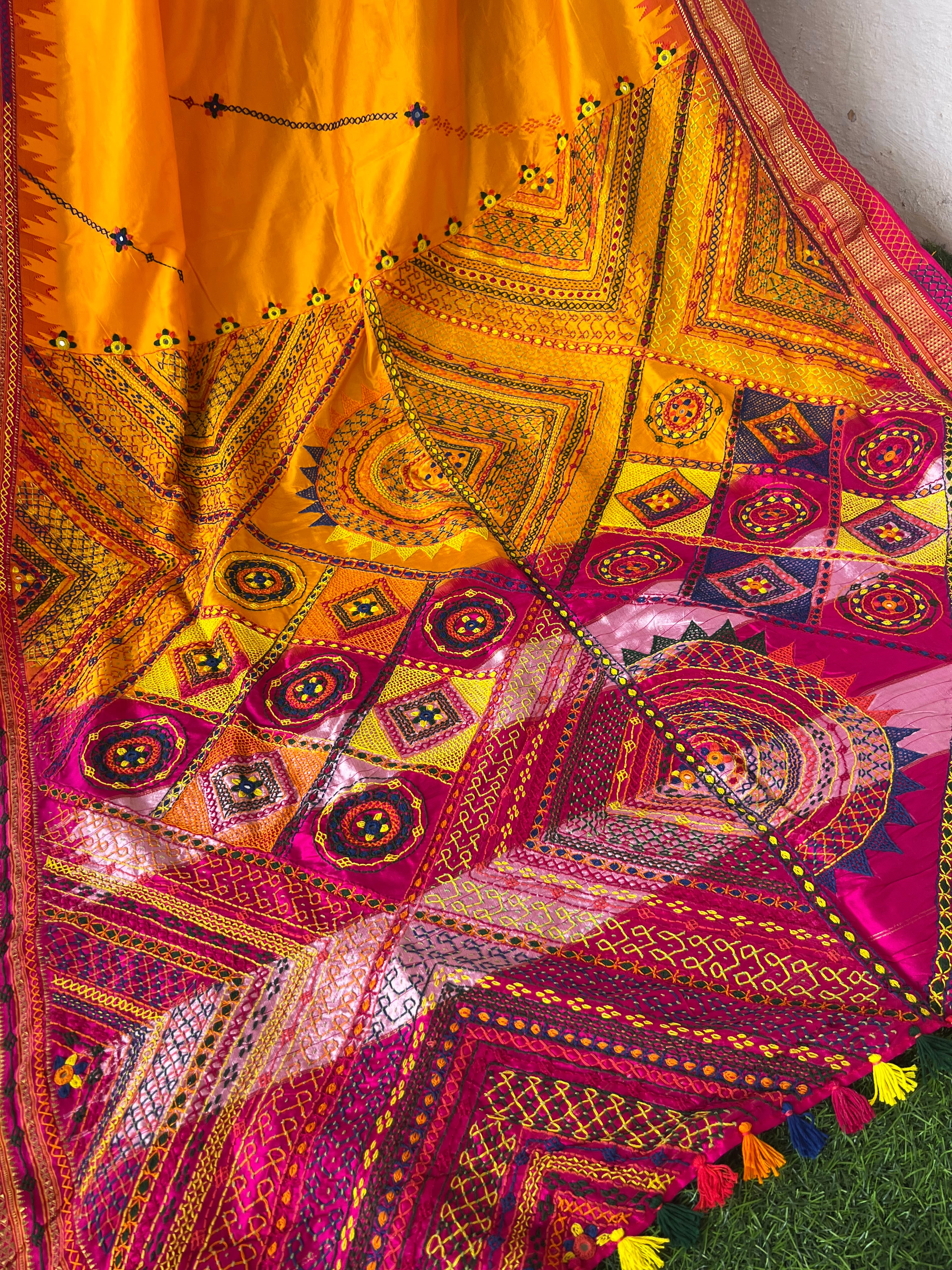 Ilkal silk  Lambani saree