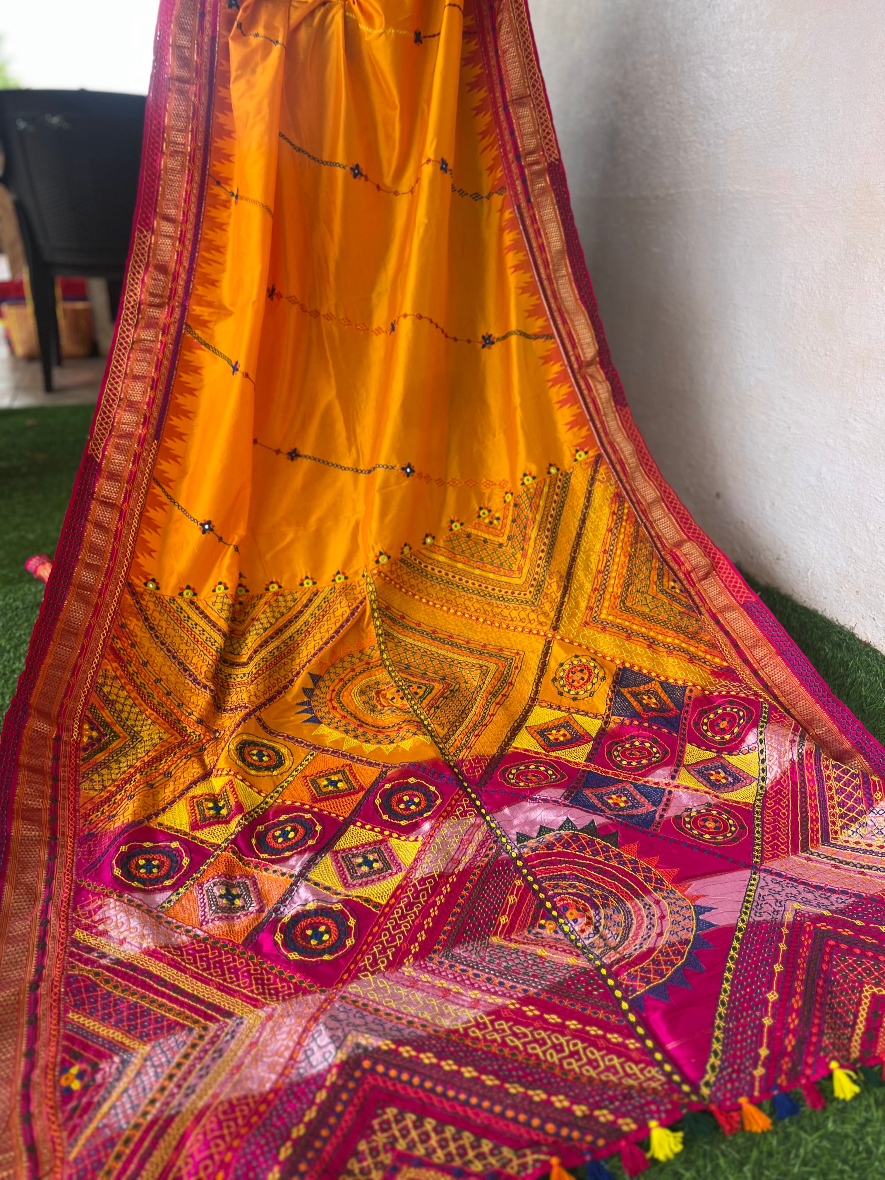 Ilkal silk  Lambani saree