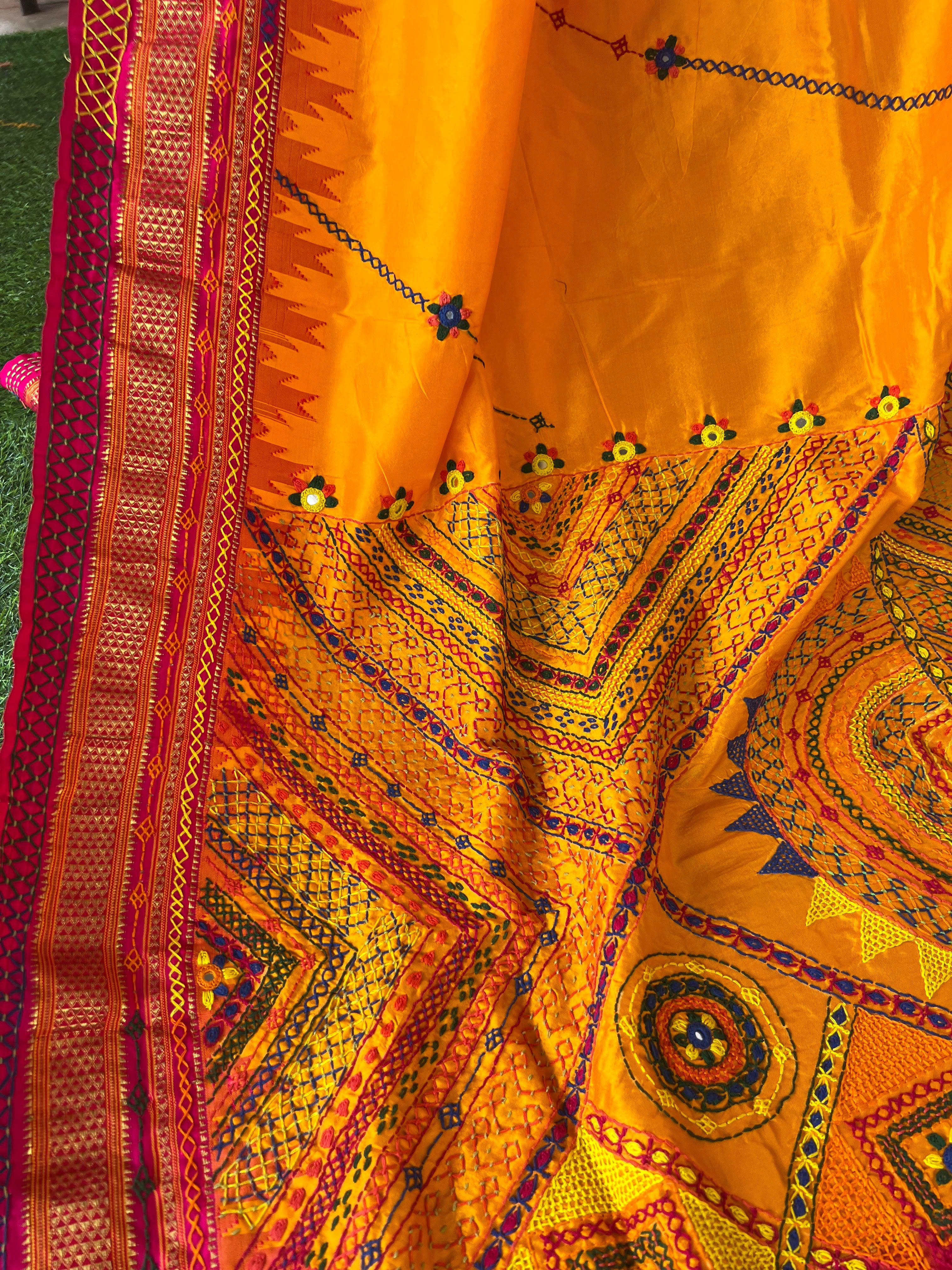 Ilkal silk  Lambani saree