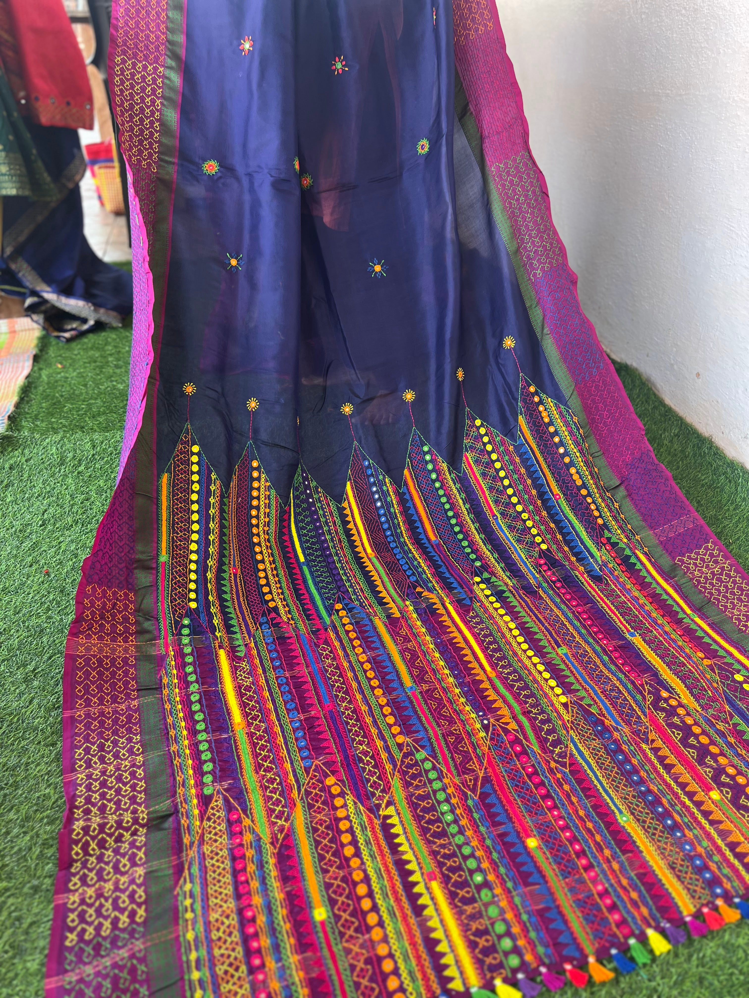 Molkalmuru silk lambani saree