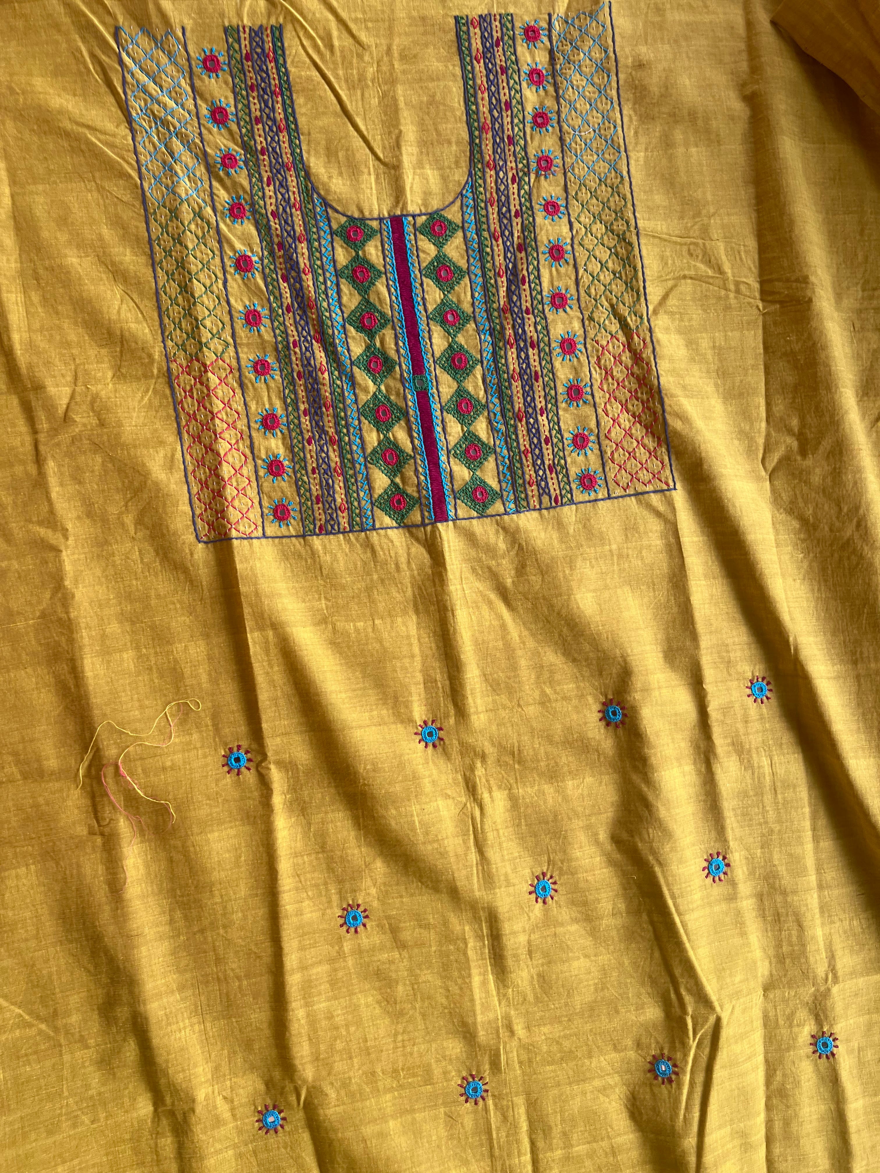 Unstitched kurta fabrics