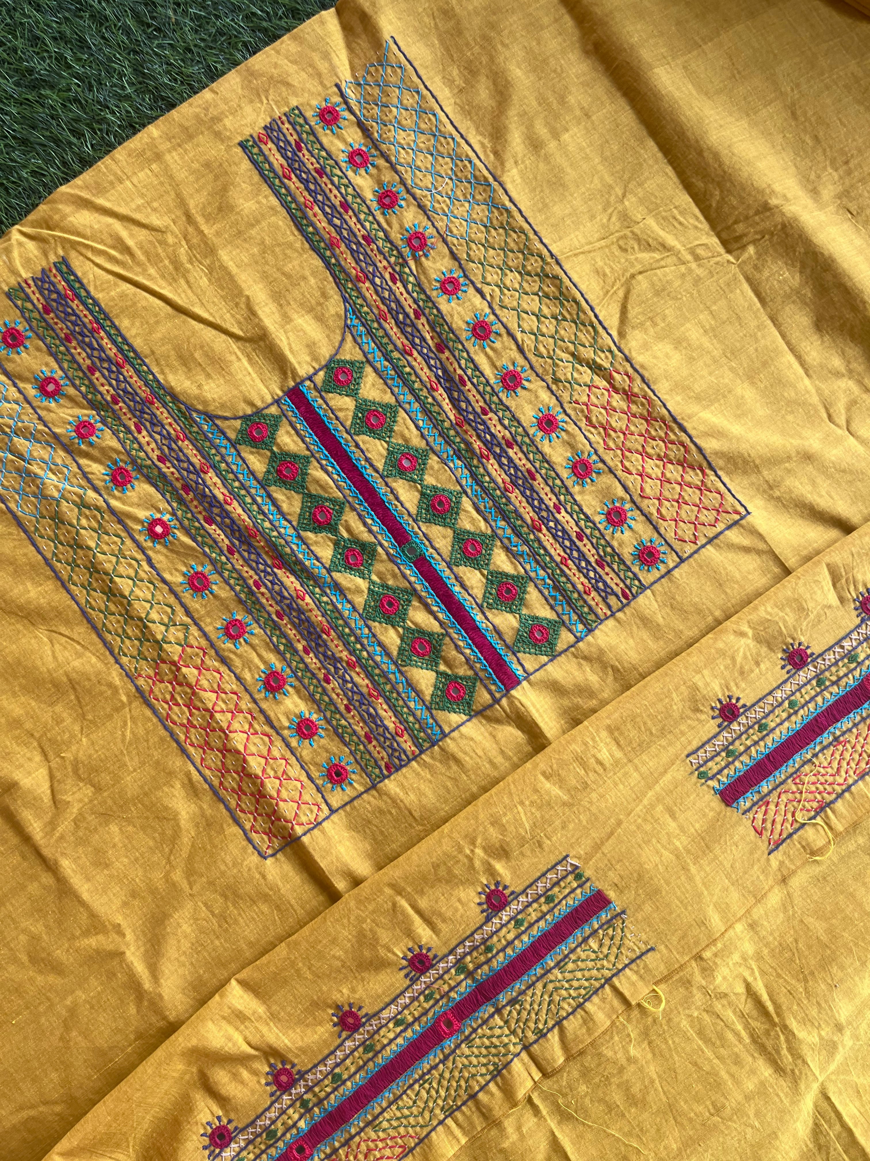 Unstitched kurta fabrics