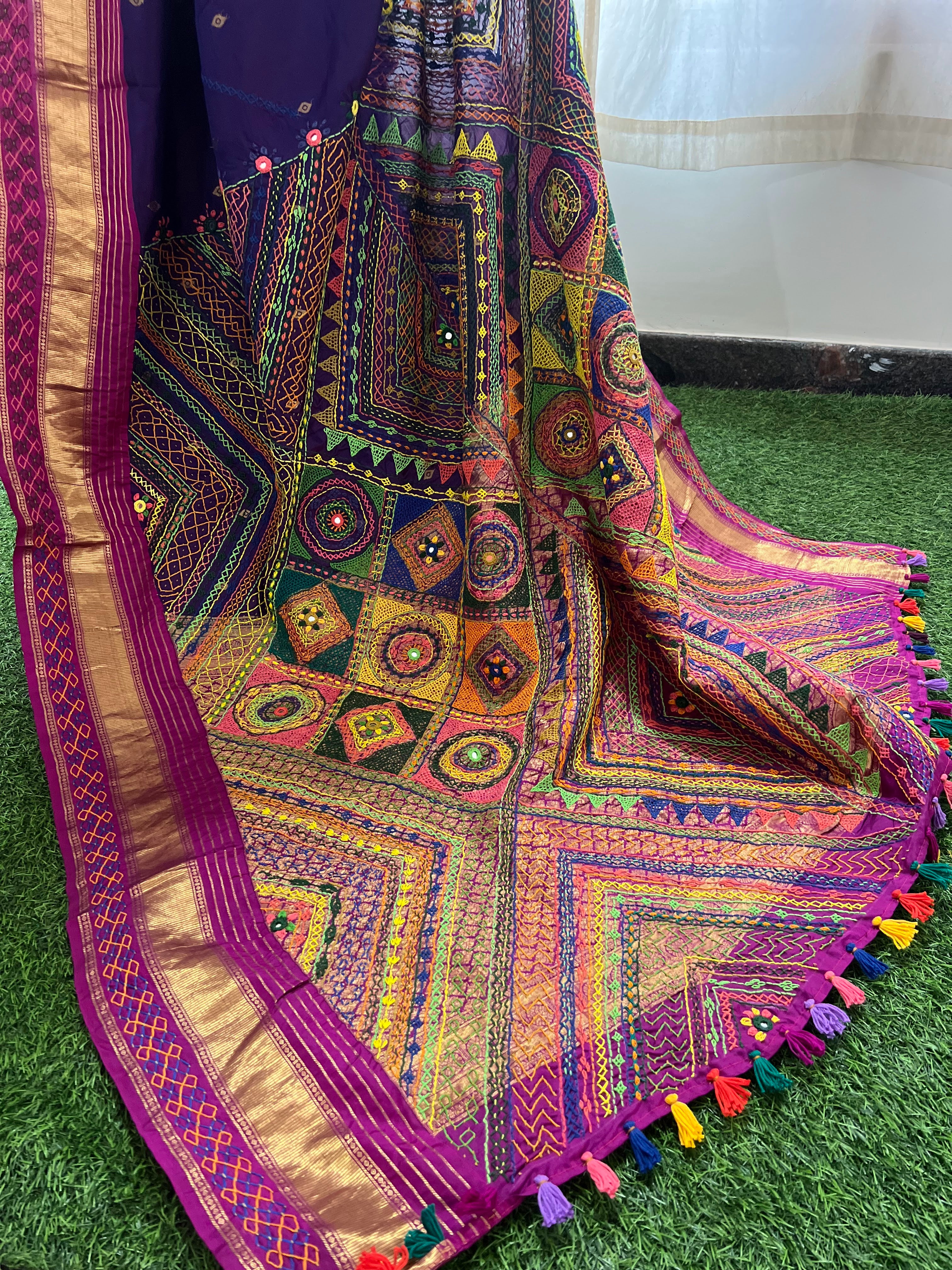 Molkalmuru silk lambani saree