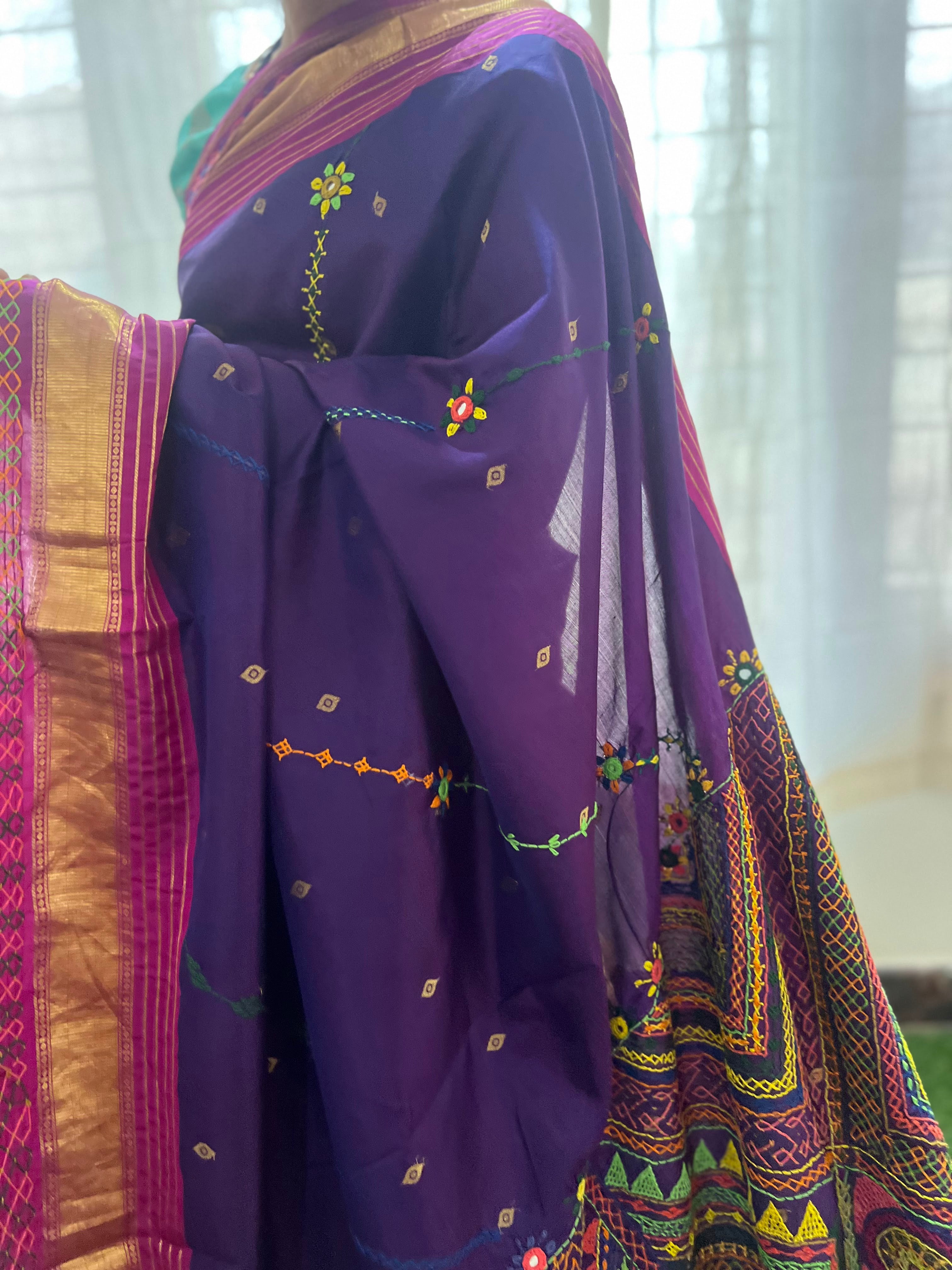 Molkalmuru silk lambani saree