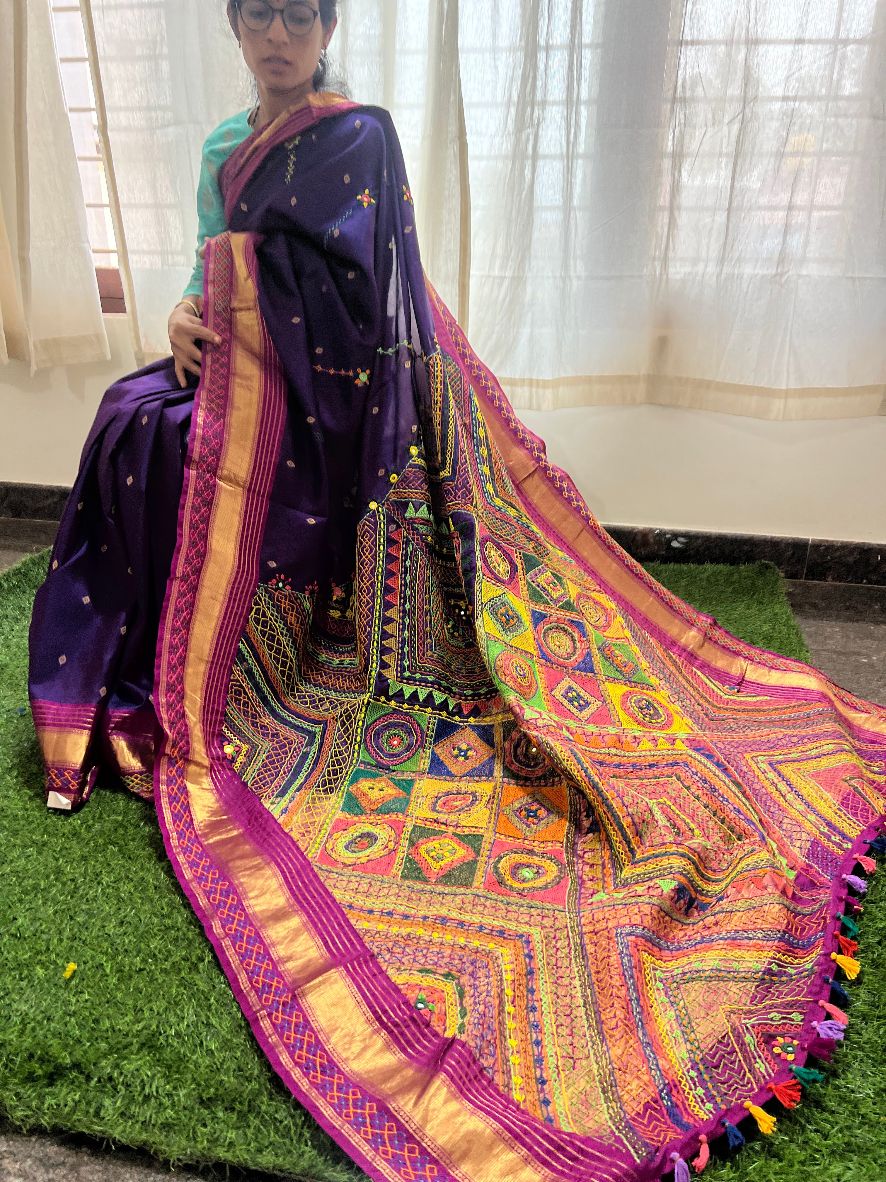 Molkalmuru silk lambani saree