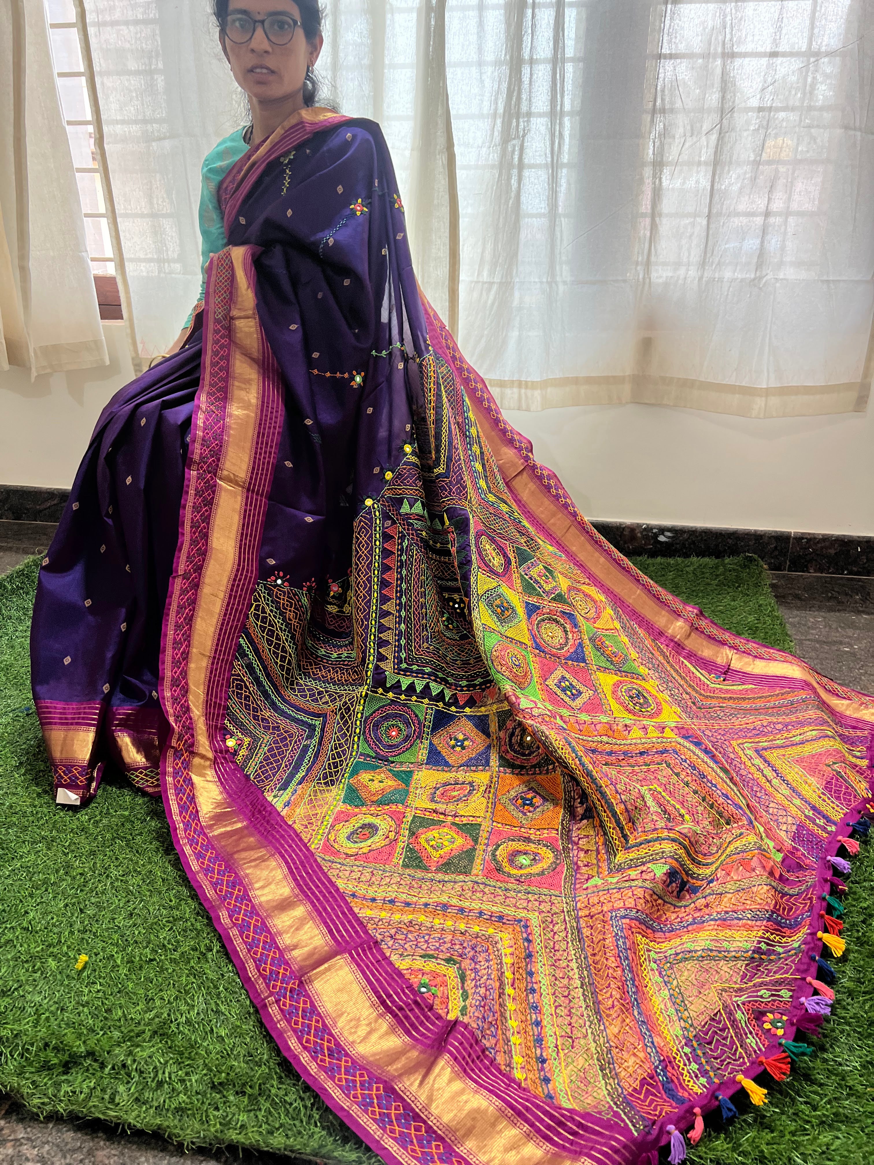 Molkalmuru silk lambani saree