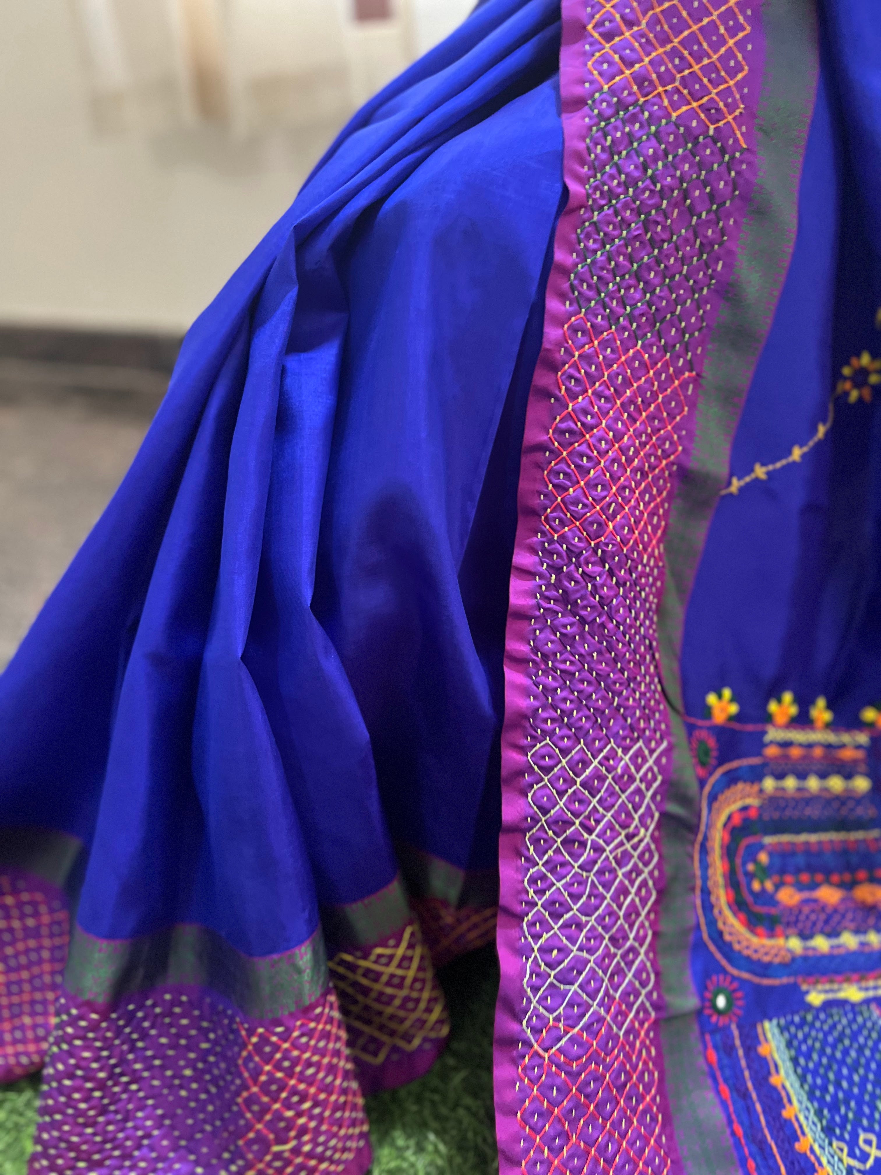 Molkalmuru silk lambani saree