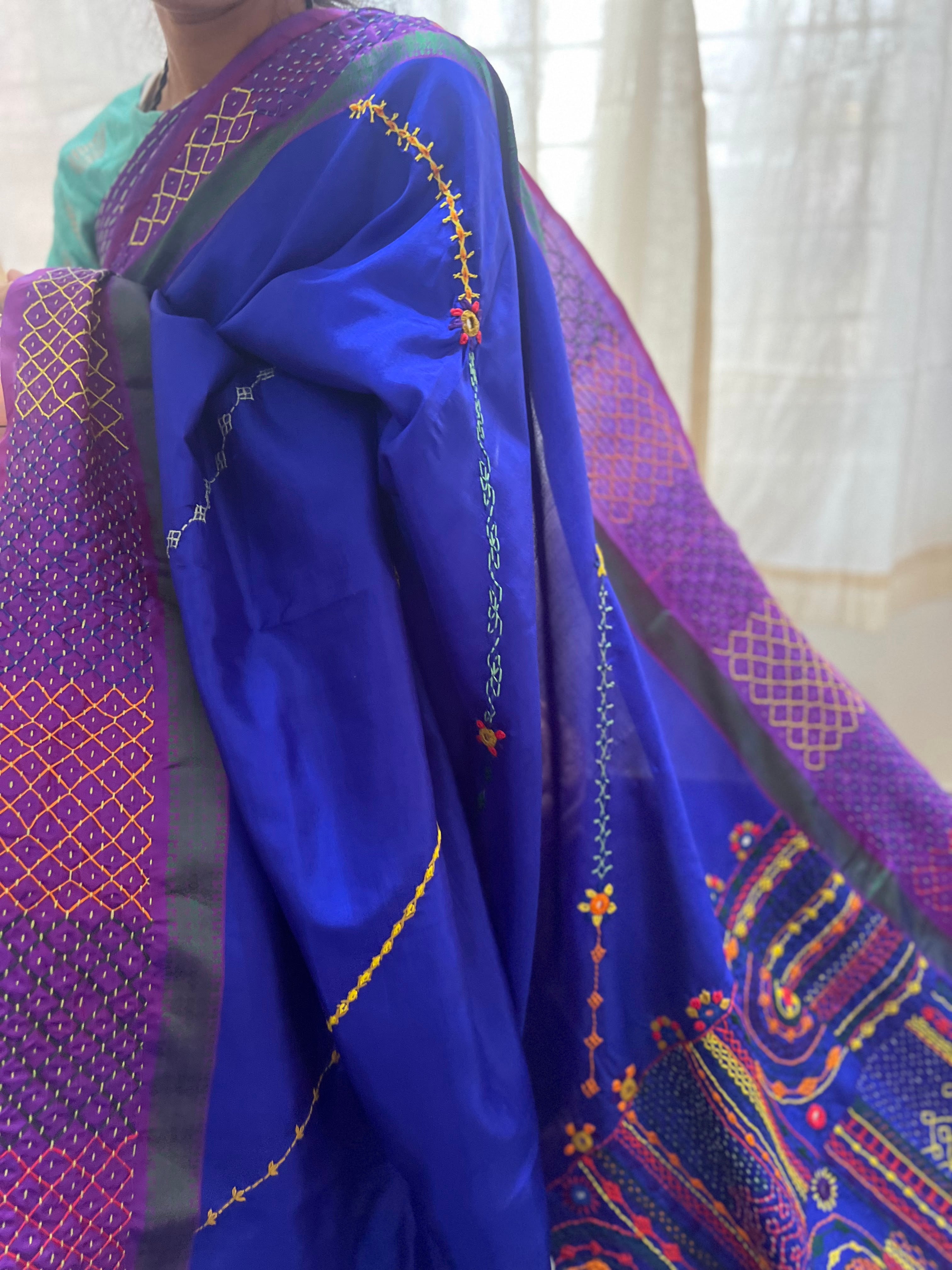 Molkalmuru silk lambani saree