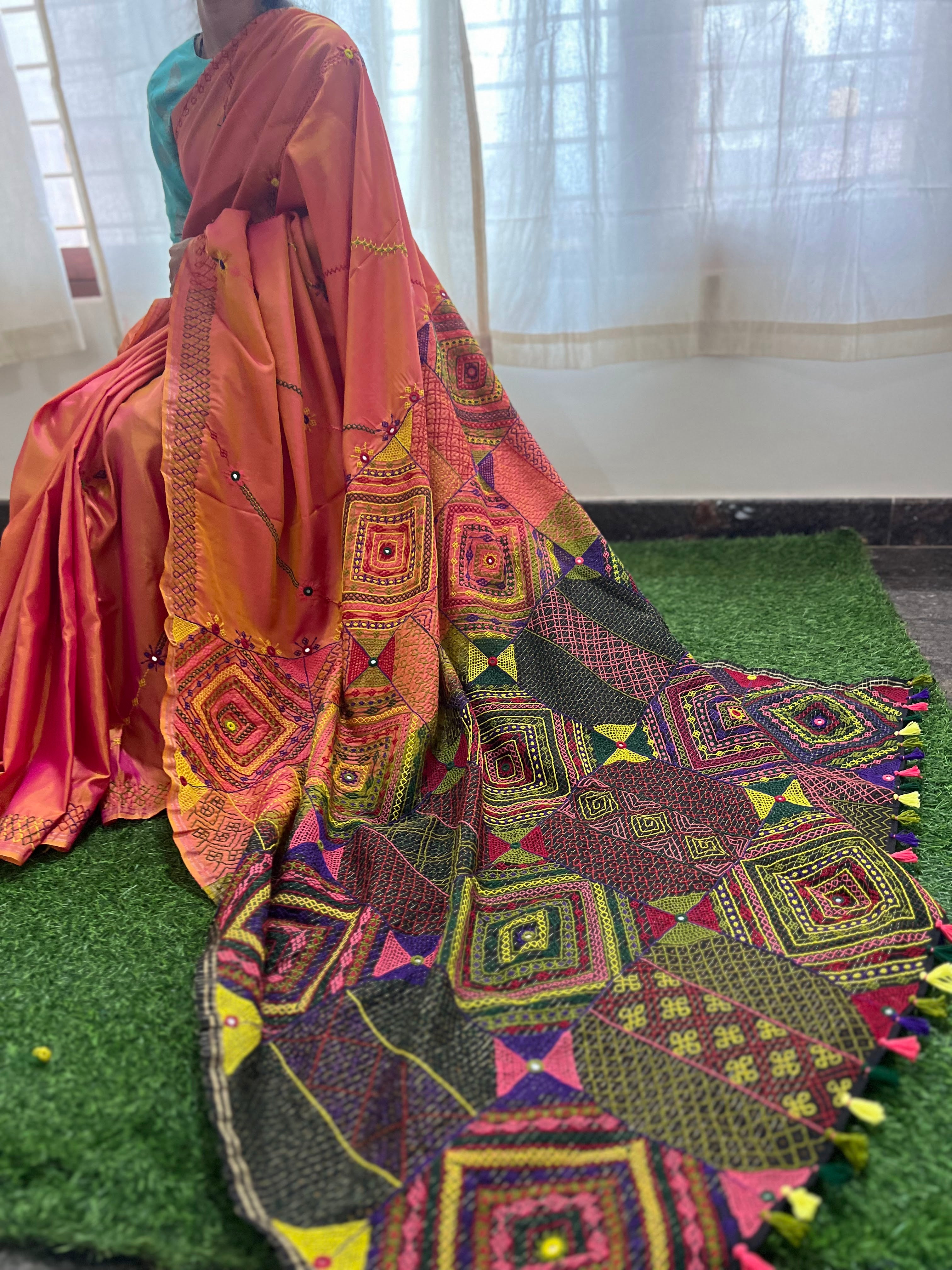 Molkalmuru silk lambani saree