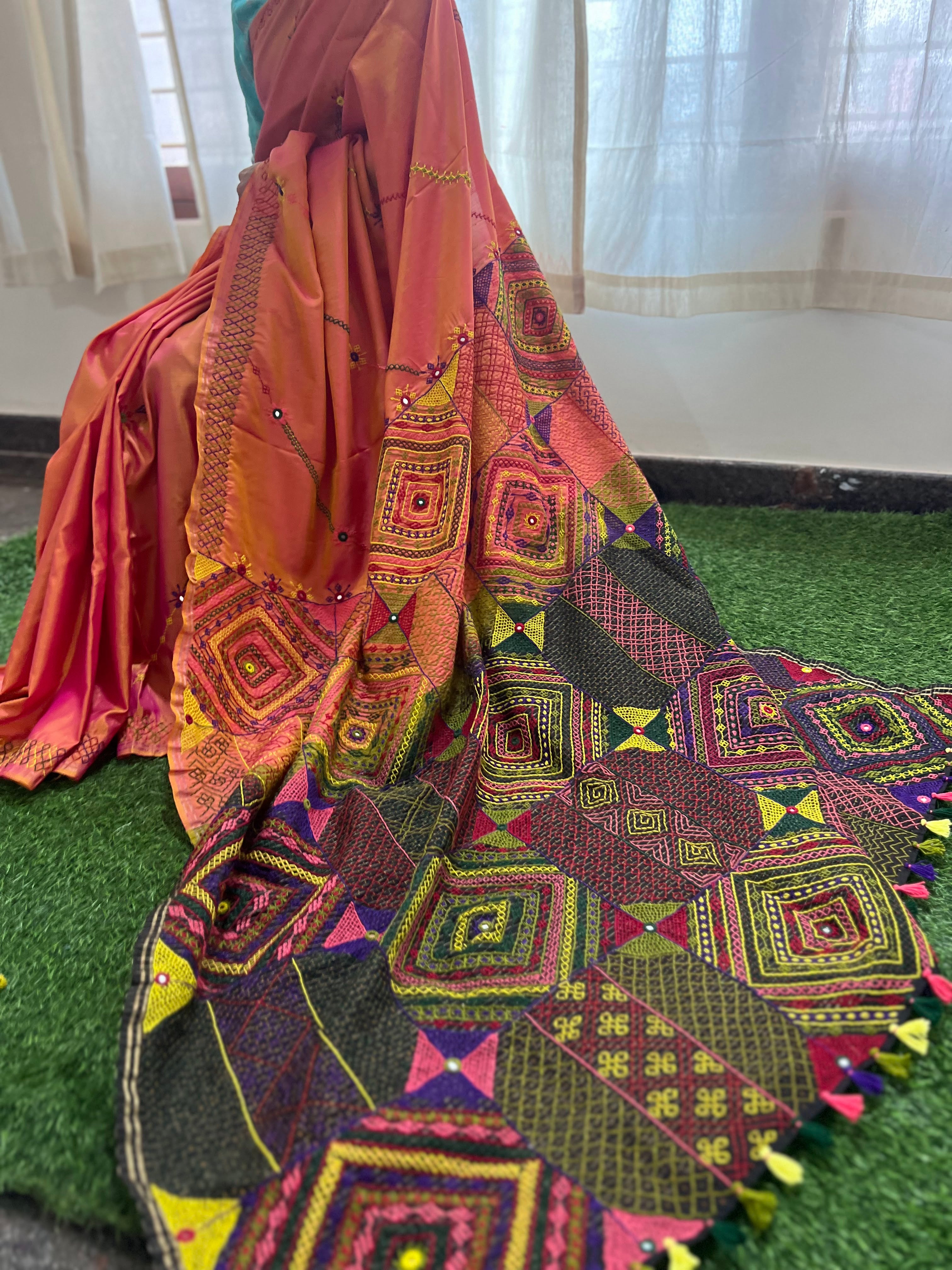 Molkalmuru silk lambani saree