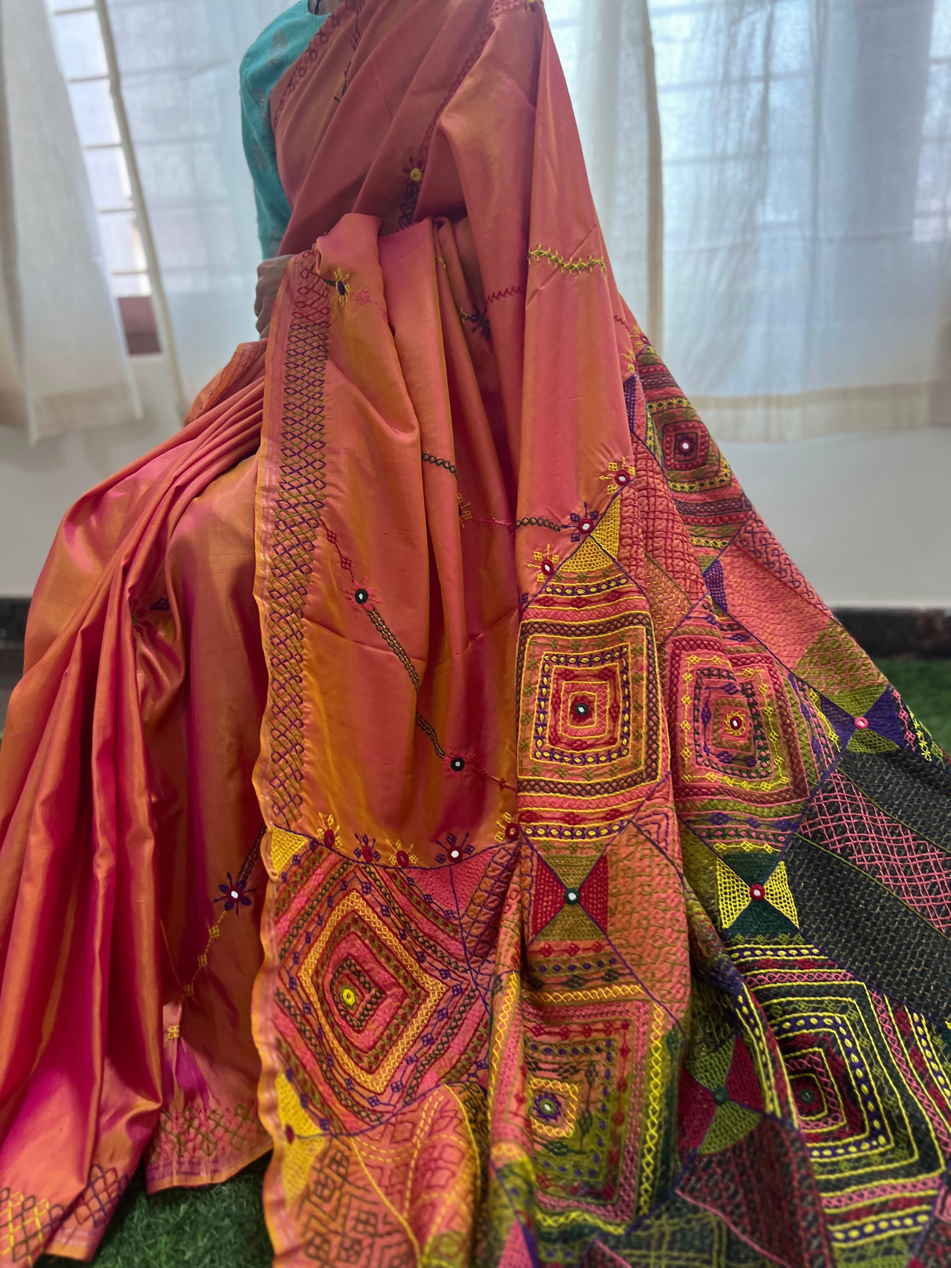 Molkalmuru silk lambani saree