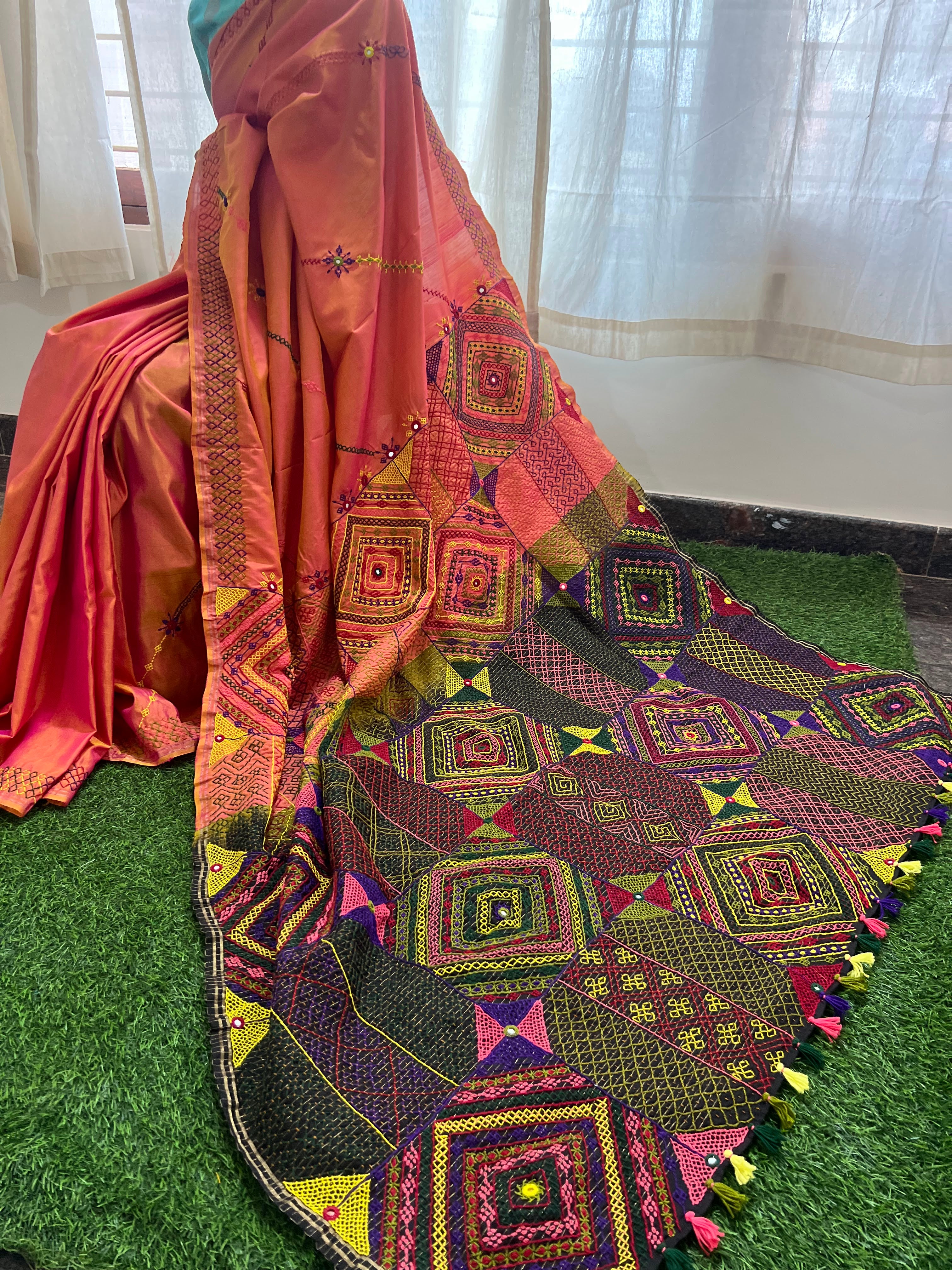 Molkalmuru silk lambani saree