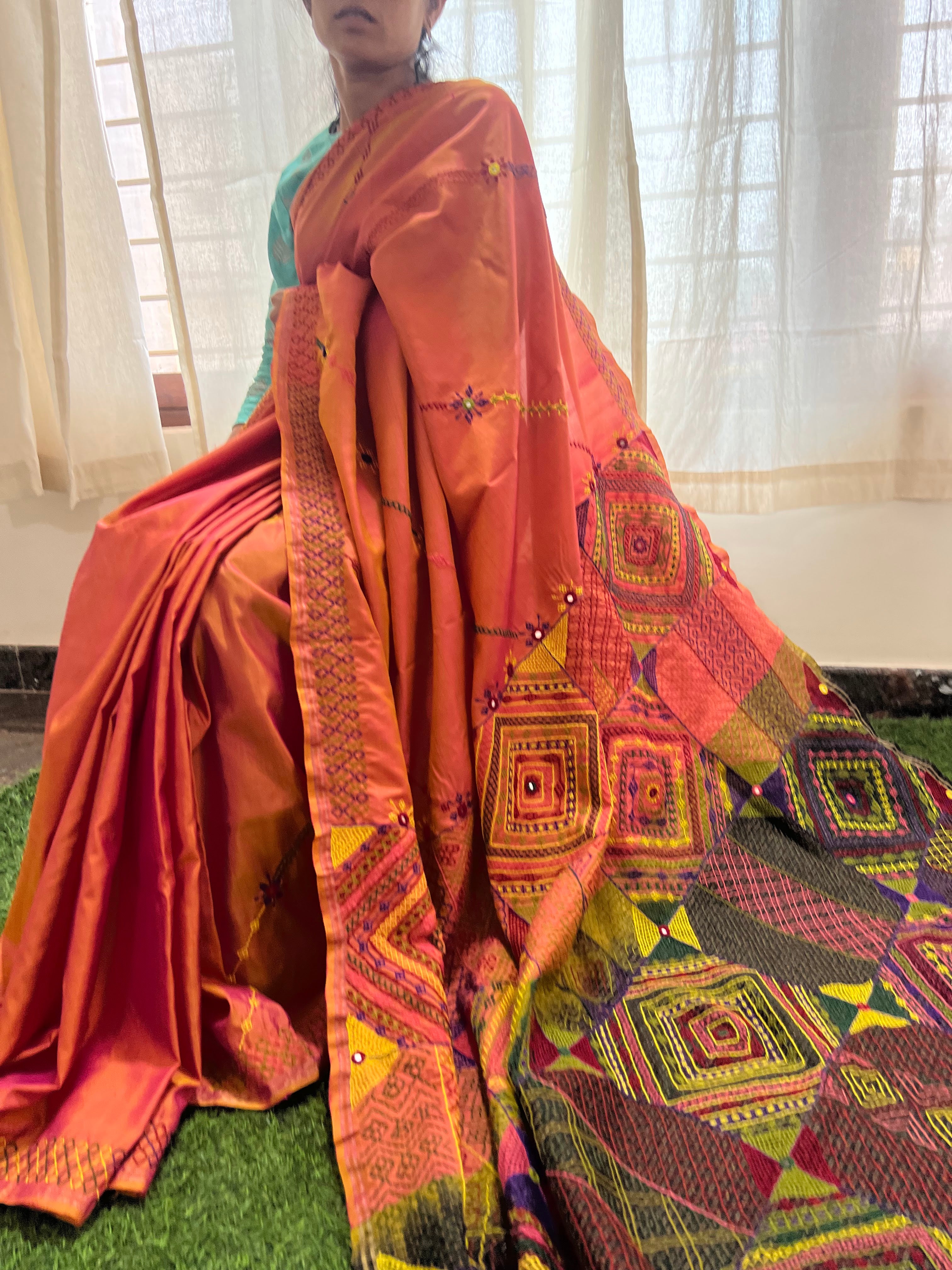 Molkalmuru silk lambani saree