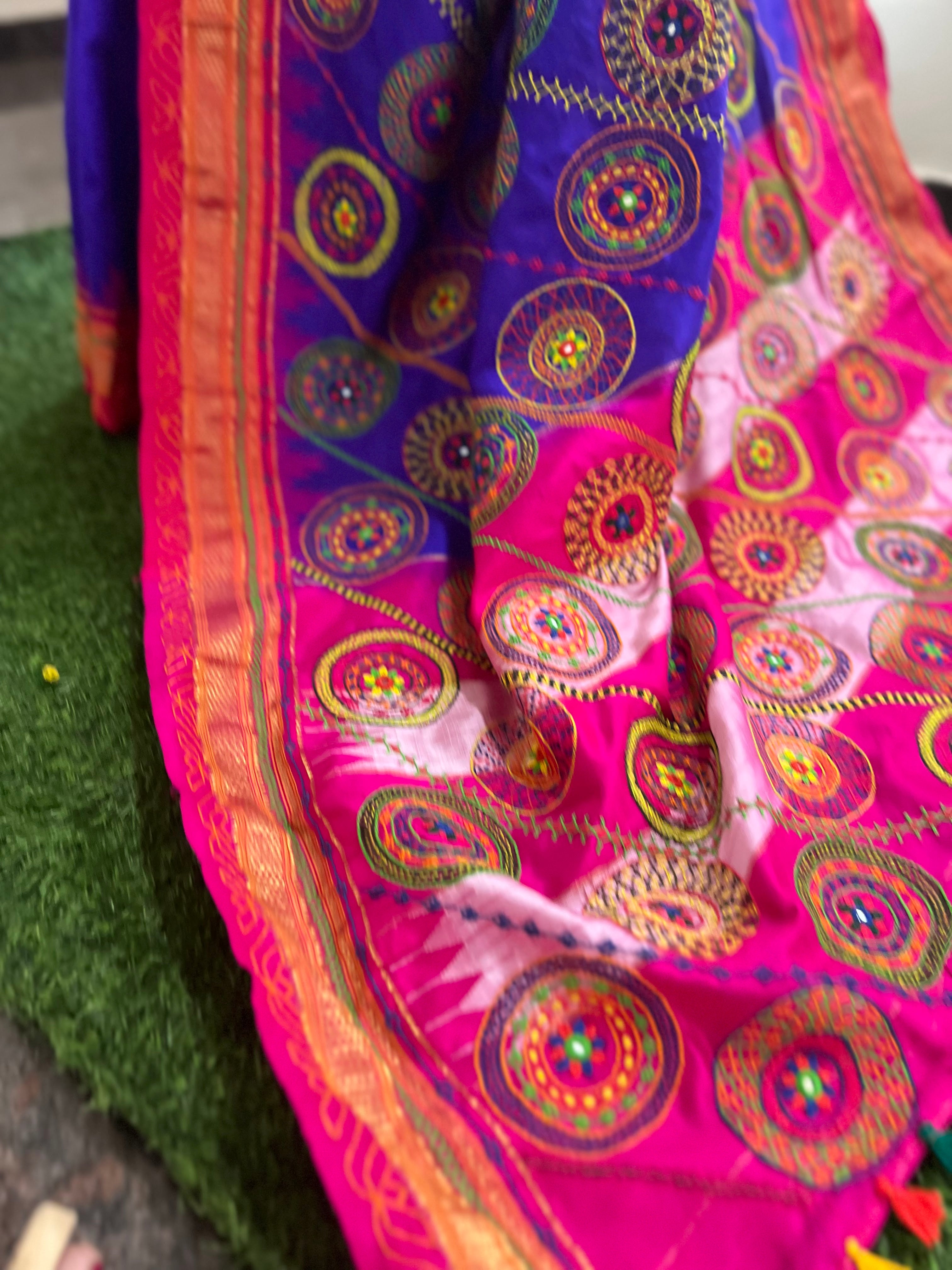 Ilkal silk  Lambani saree