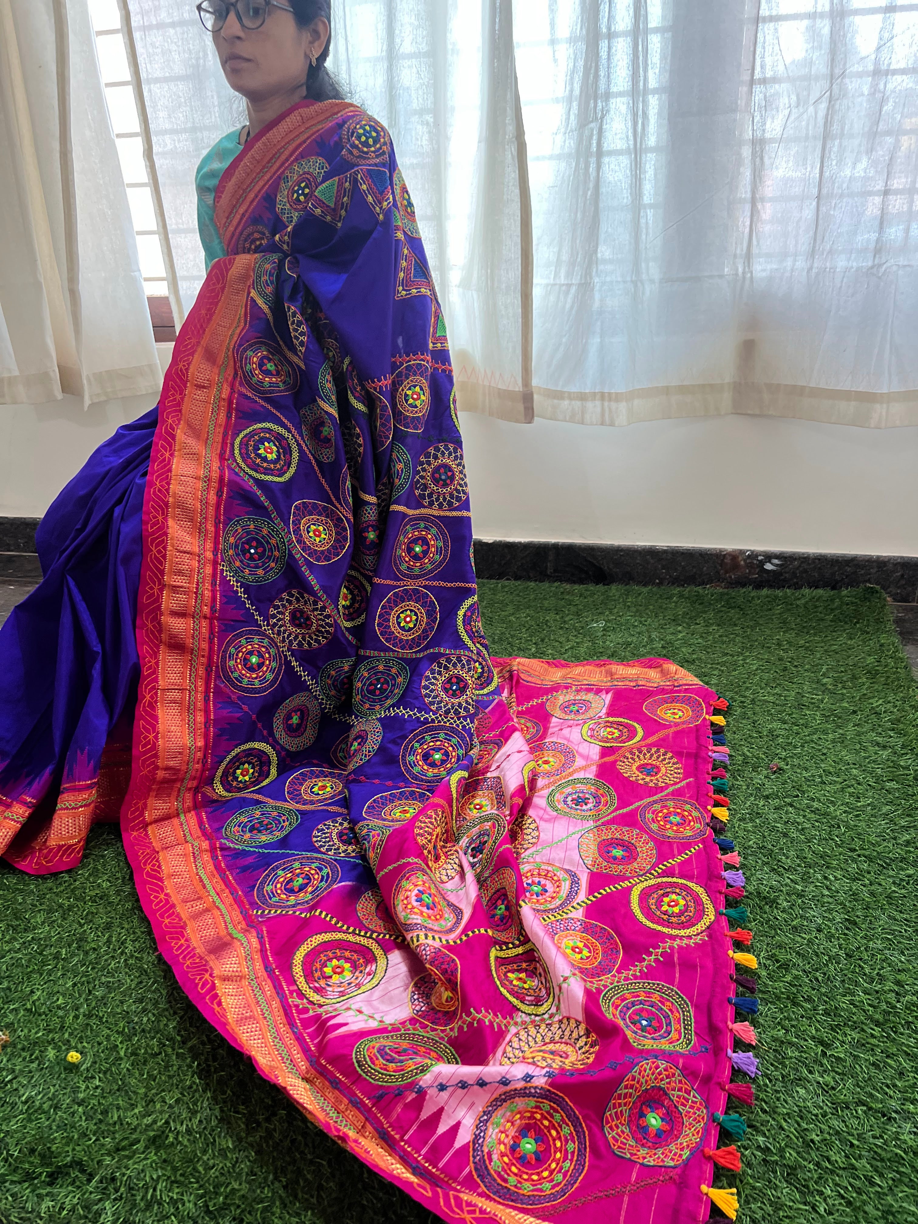 Ilkal silk  Lambani saree