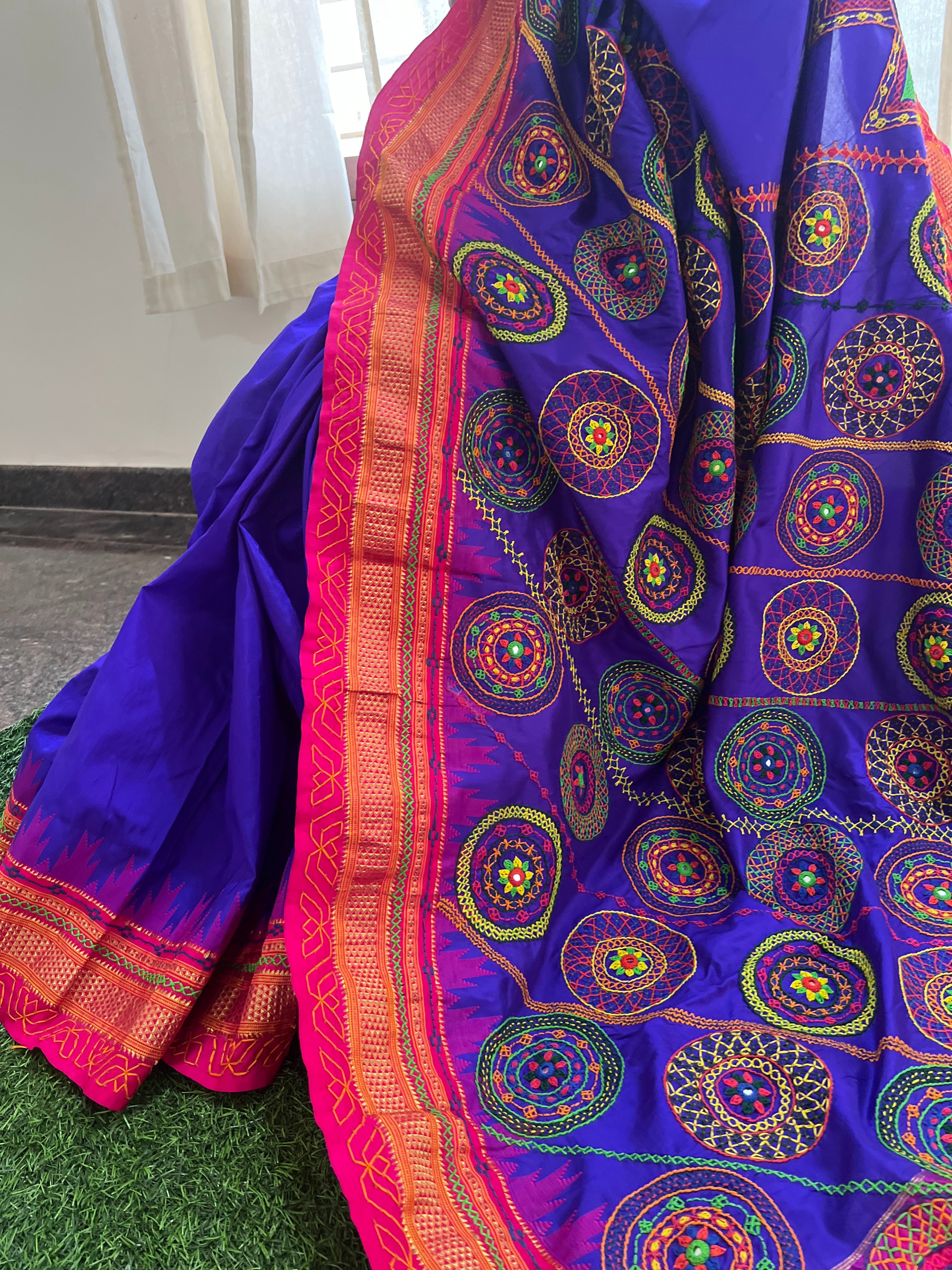 Ilkal silk  Lambani saree