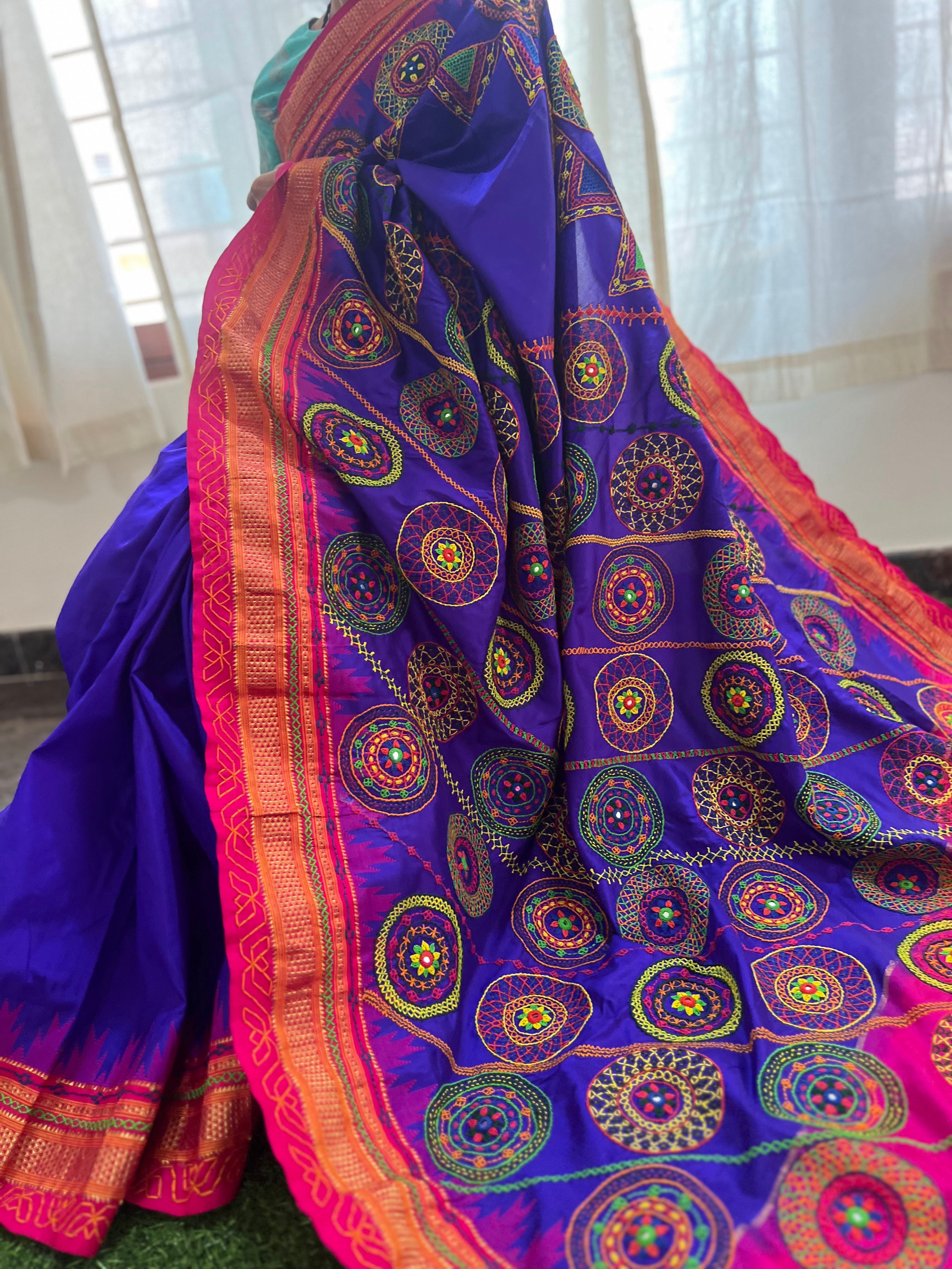 Ilkal silk  Lambani saree